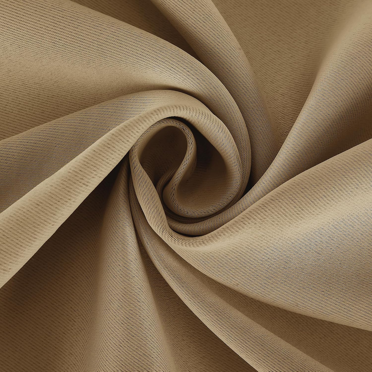 Sun Zero Easton Blackout Energy Efficient Grommet Curtain Panel, 40" x 95", Taupe(pack of 1)