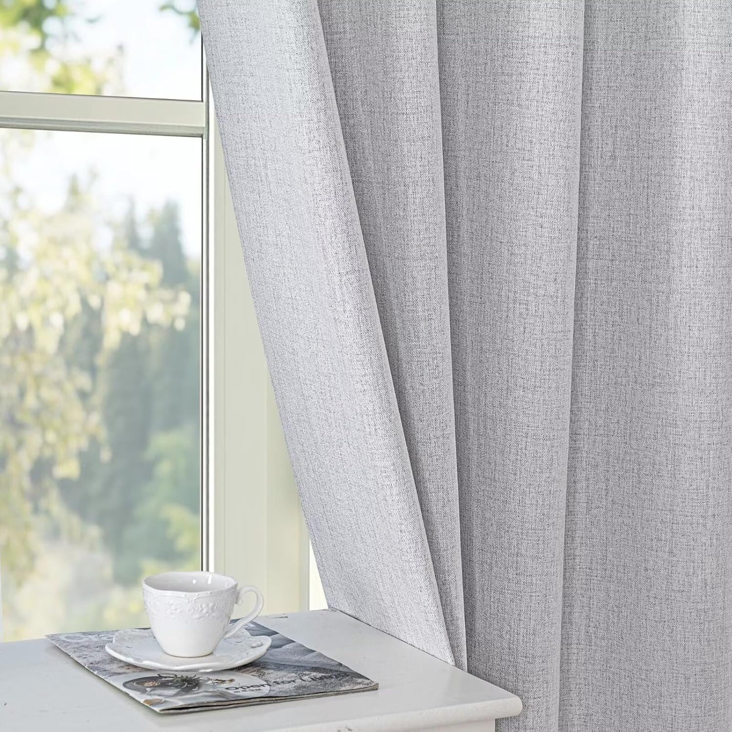 IGEMAEVE Blackout Curtains 108 Inches Long for Bedroom,100% Black Out Curtains 2 Panels Set, Thermal Insulated Room Darkening Drapes…