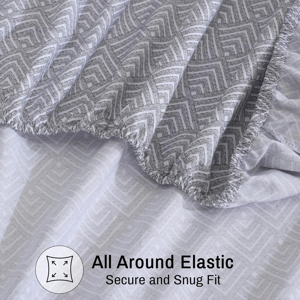 Zoyer 100% Cotton Sheets – Twin XL Size Percale Bedding, Cooling & Breathable, Durable with a Crisp, Soft & Comfortable Feel, 16" Deep Pock…