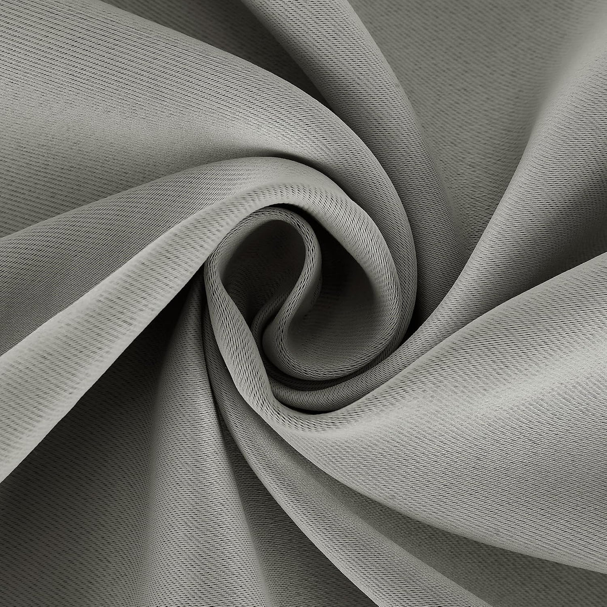 Sun Zero Easton Energy Saving Blackout Grommet Curtain Panel, 40" x 54", Silver Gray