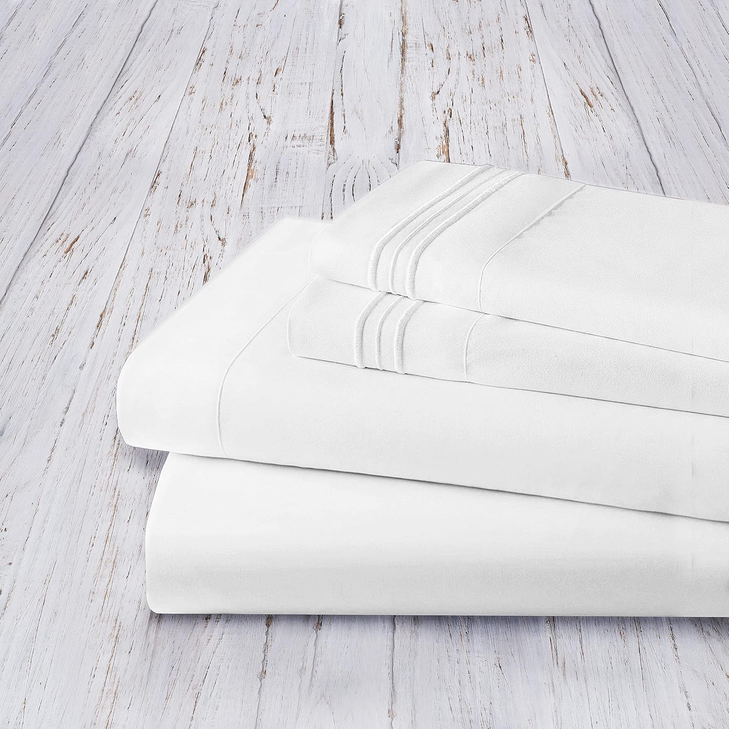 MocassiLuxuryBedding Mocassi Full Sheet Set - Luxury Hotel 1800 Premier Bedding Sheets & Pillowcases - Ultra Soft Breathable & Cooling Bed…