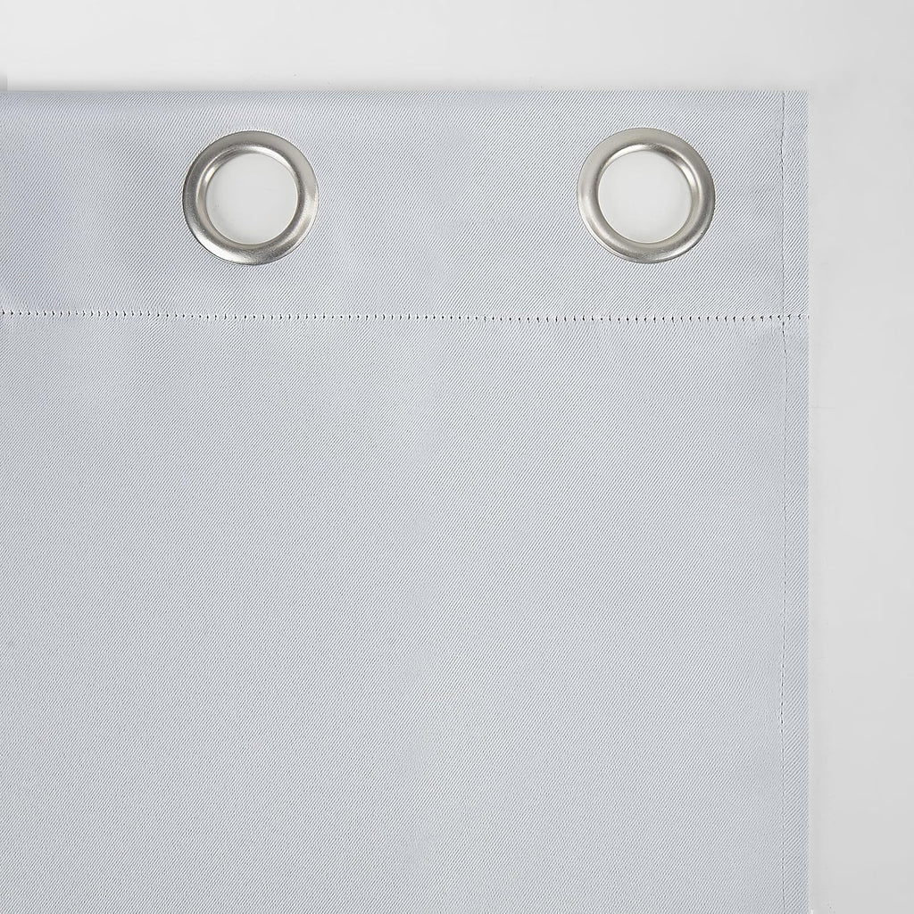 Sun Zero Easton Energy Saving Blackout Grommet Curtain Panel, Oyster White, 40" W x 120" L (1 Panel)