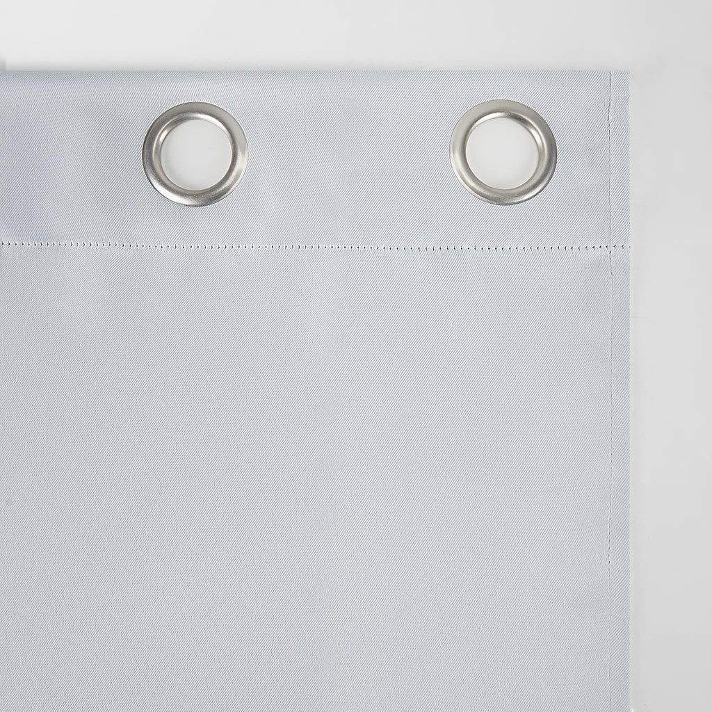 Sun Zero Easton Energy Saving Blackout Grommet Curtain Panel, 40" x 84", Dove White