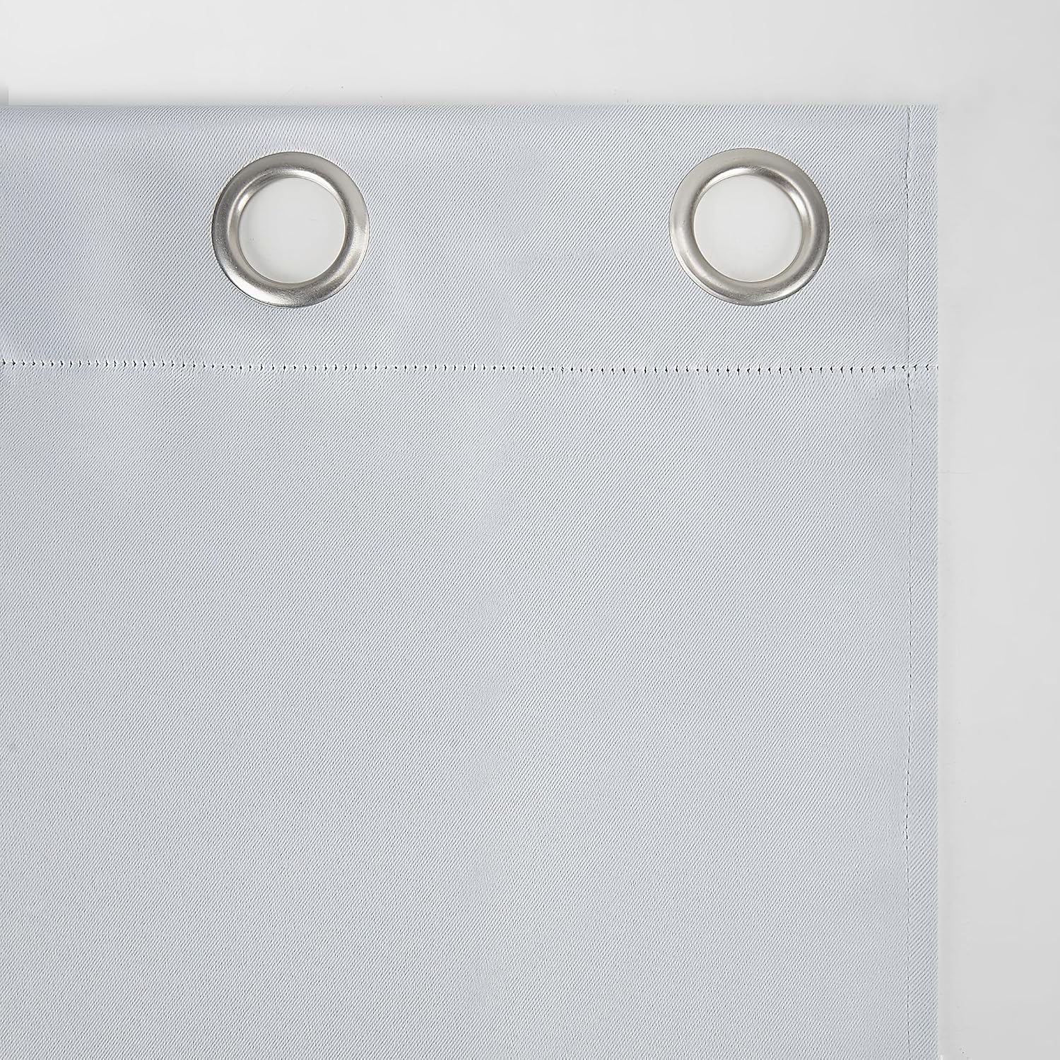 Sun Zero Easton Energy Saving Blackout Grommet Curtain Panel, 40" x 108", Oyster White