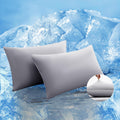 TELUS Cooling Pillowcases Queen Size 2-Pack, Silky Soft Pillow Case with Envelope Close, Stay Cool All Night Pillow Cover for Hot…
