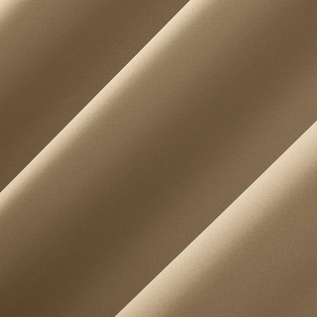 Sun Zero Easton Energy Saving Blackout Grommet Curtain Panel, 40" x 54", Taupe