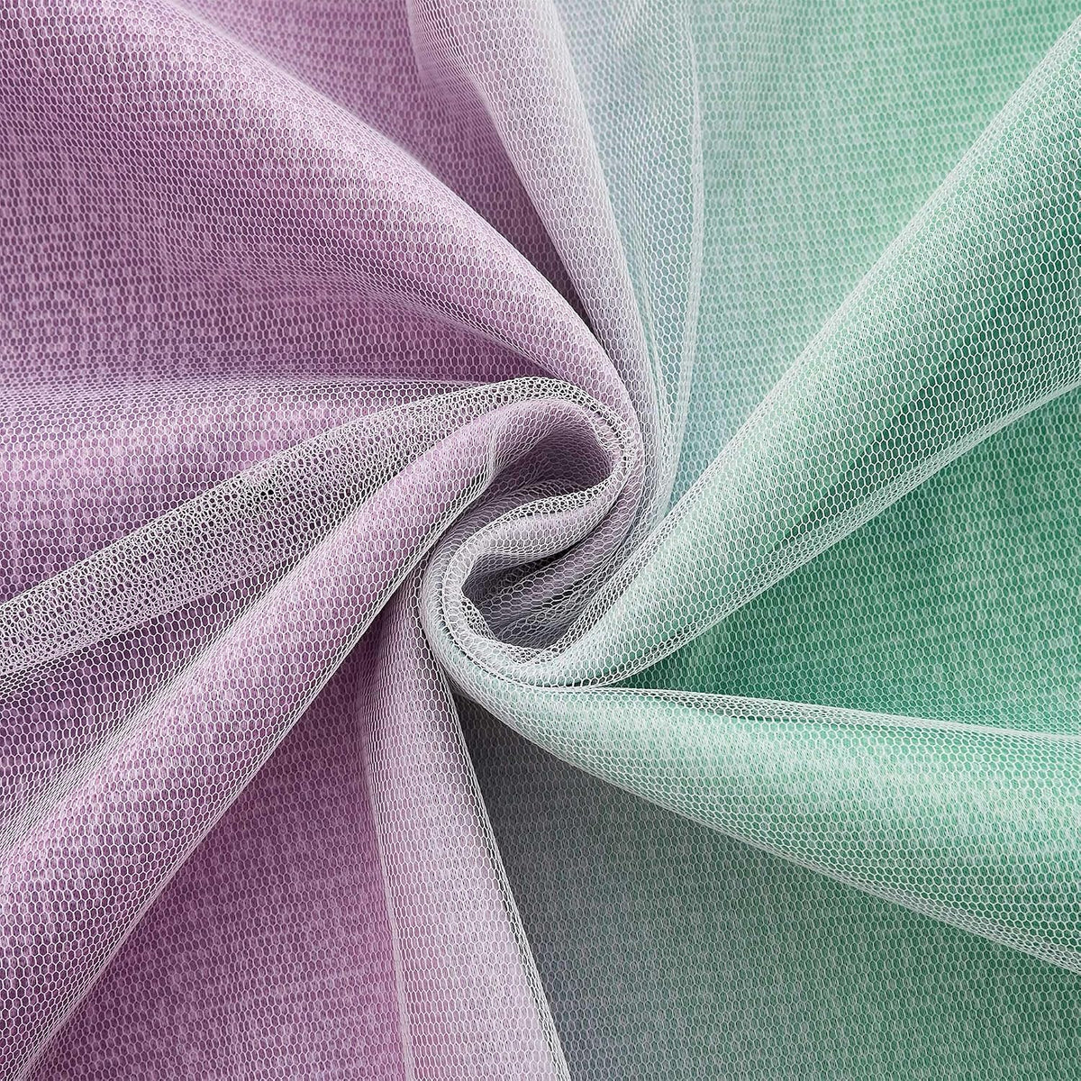 Addsomecolortolife XiDi Blue & Rainbow Curtains for Kids & Girl Room - Blackout, Purple & Green 52x72 Inch Long 1 Panel with Unicorn Wall D…