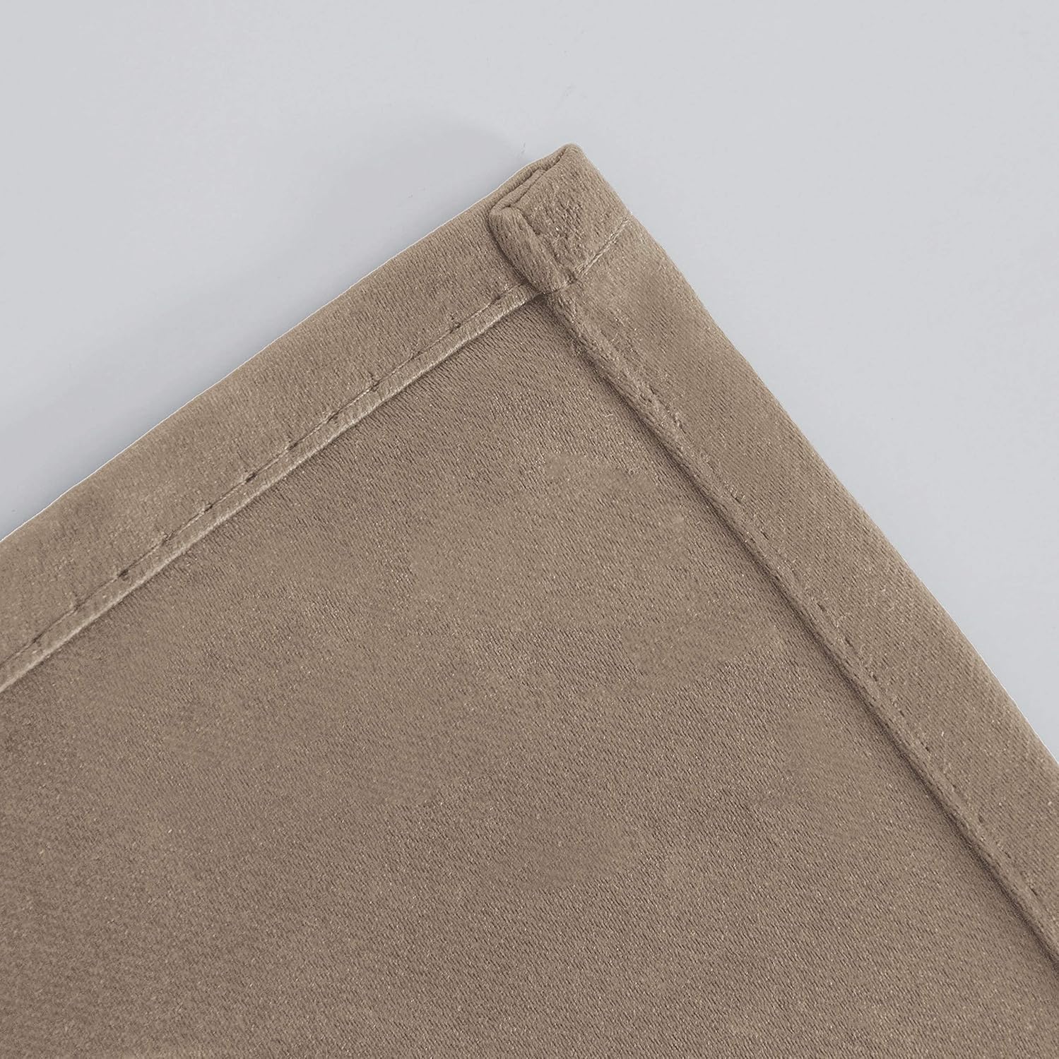 Lemomo Cappuccino Thermal Blackout Curtains/42 x 72 Inch/Set of 2 Panels Room Darkening Curtains for Bedroom 72 Inch silver