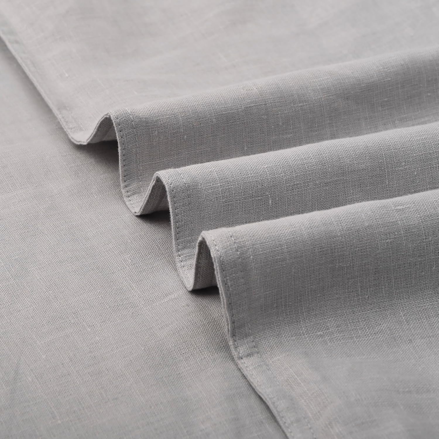 Chuffed Linen Pillowcases 2 Pack 100% Linen Standard Pillow Cases, Breathable and Cooling Washed Pillowshams with Zipper Closure, 20x26 Inc…