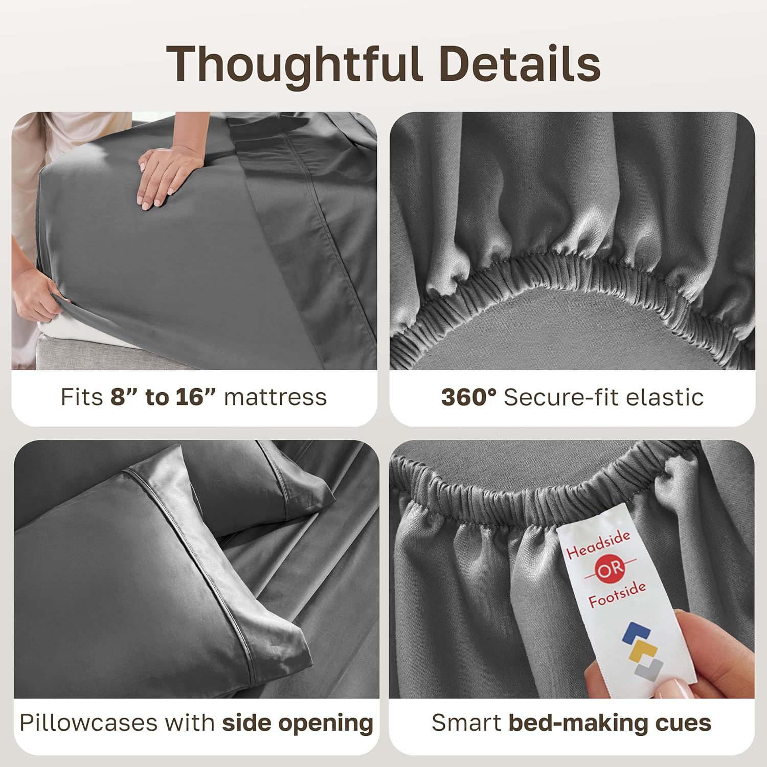 CaliforniaDesignDen California Design Den Soft 100% Cotton Cal King Sheet Set, 400 Thread Count Good Housekeeping Award Winner, Silky Smoot…