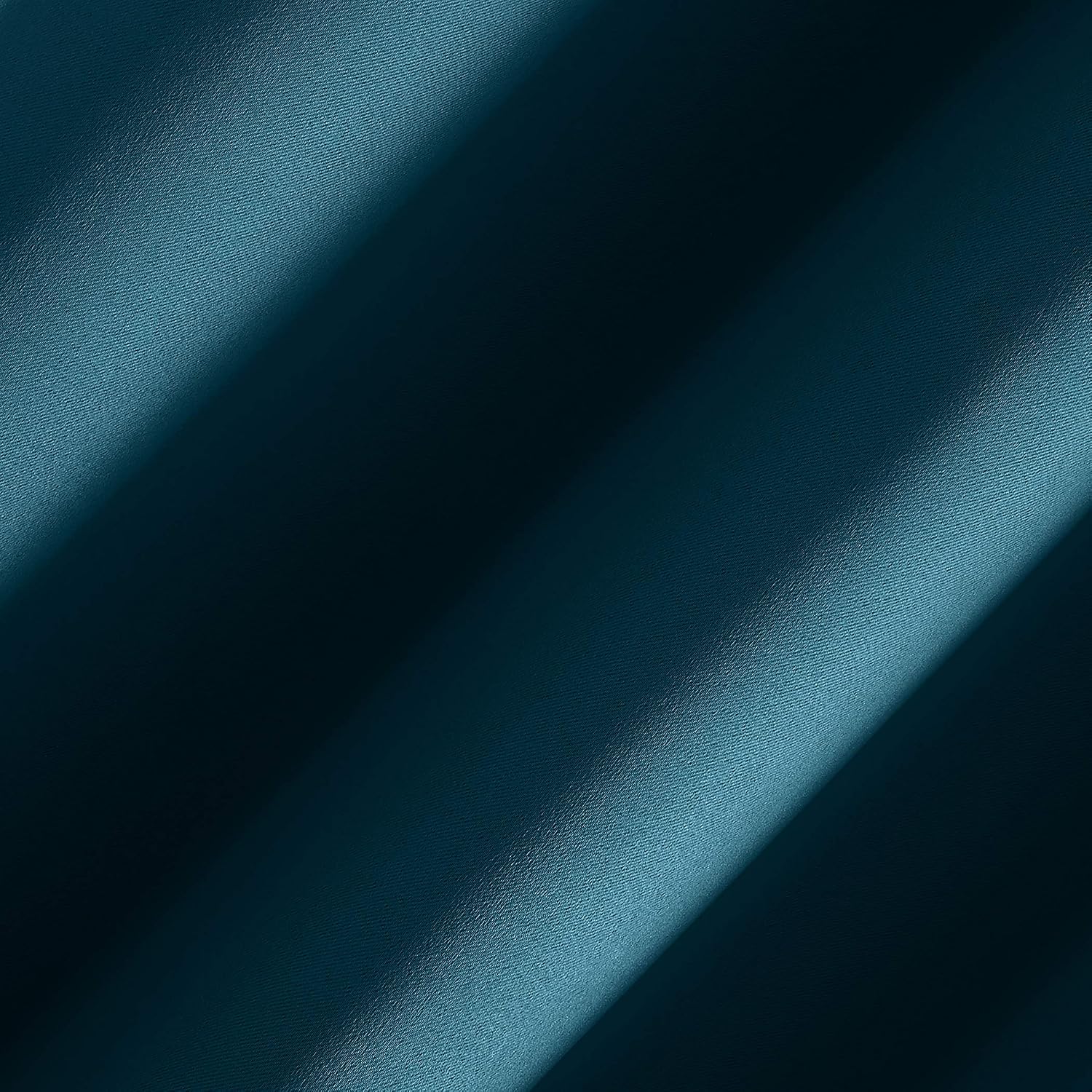 Sun Zero Nordic 2-pack Theater Grade Extreme 100% Blackout Grommet Curtain Panel Pair, 52" x 63", Teal