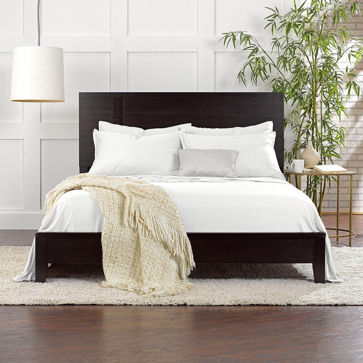 PureBamboo Pure Bamboo Short Queen Sheets for RV Camper (60"x75") - Genuine 100% Organic Viscose Derived from Bamboo Bed Sheet Set, Soft &…