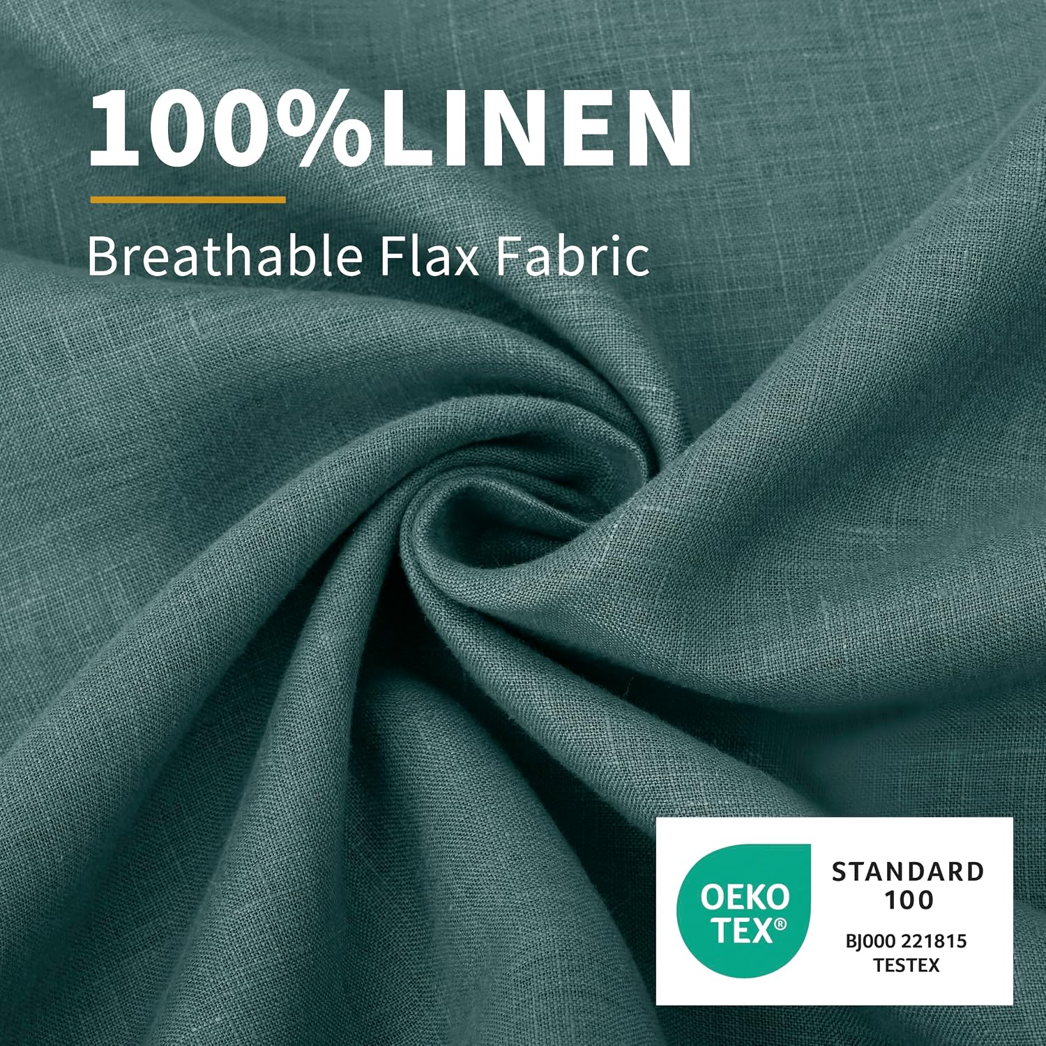 Chuffed Linen Pillowcases 2 Pack 100% Linen Standard Pillow Cases, Breathable and Cooling Washed Pillowshams with Zipper Closure, 20x30 Inc…