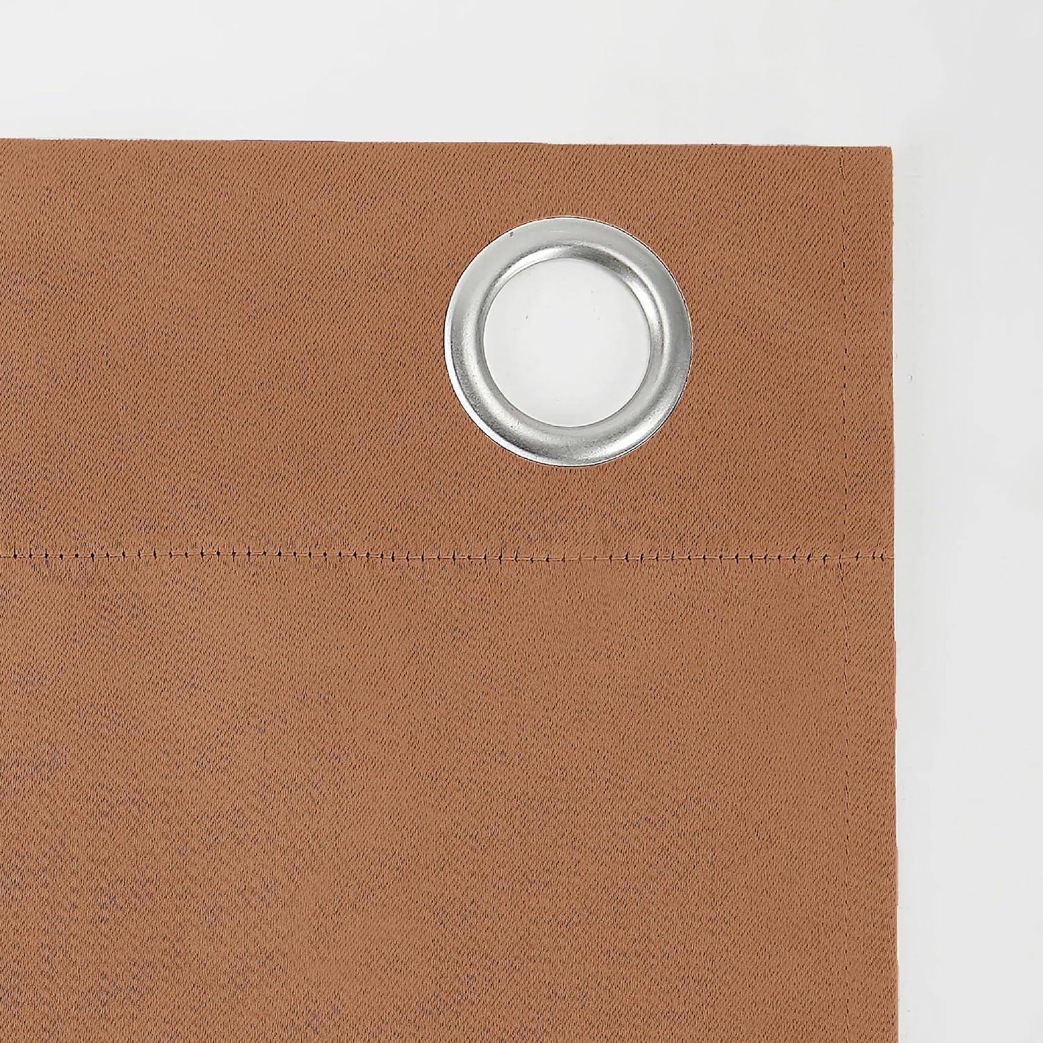Sun Zero Easton Energy Saving Blackout Grommet Curtain Panel, Sunbaked Brown, 40" W x 84" L (1 Panel)