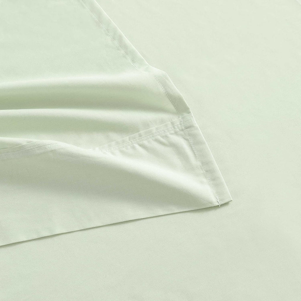 MarthaStewart Martha Stewart - Twin Size Sheets Set, Crisp & Tailored Cooling Sheets w/a Naturally Smooth Cotton Percale Lightweight Feel -…