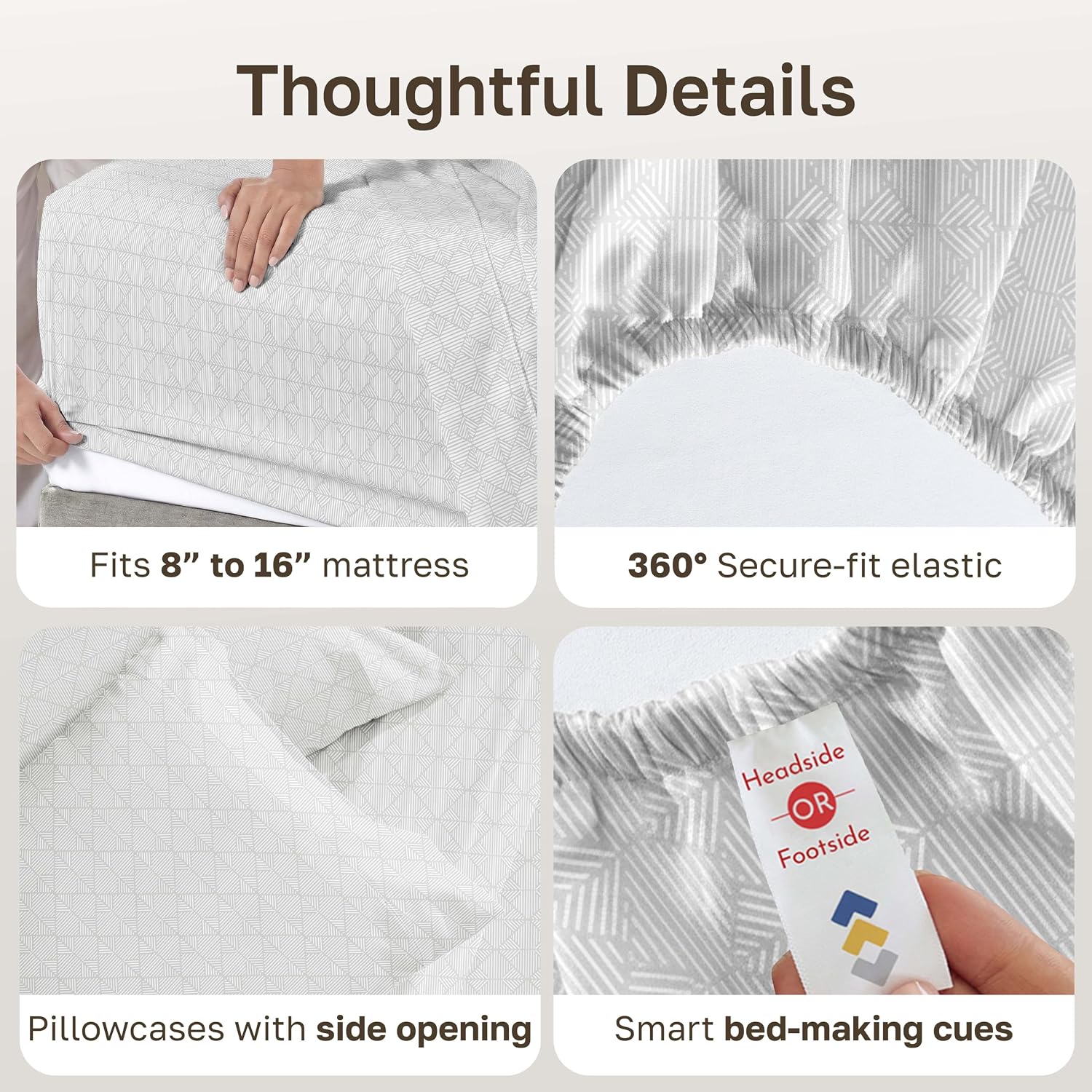 CaliforniaDesignDen California Design Den Soft Full Size 100% Cotton Sheet Sets, 400 TC Good Housekeeping Award Winner, Smooth Sateen Finis…