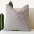 Foindtower Decorative Boucle Throw Pillow Covers Accent Solid Pillow Cases Cozy Soft Textured Couch Cushion Case for Chair Sofa Bedroom…