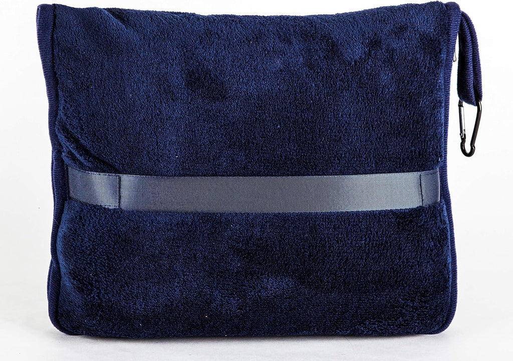 BlueHills Premium Soft 2-Pack Travel Blanket Pillows Airplane Large Plane Flight Throw Blankets for Two in Bag Compact Traveling…