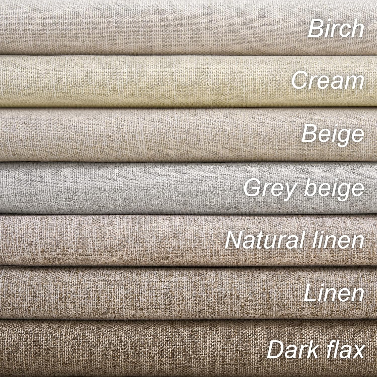 Topfinel Extra Long 132 Inch 100% Blackout Curtains for Livingroom Neutral Boho Linen Blend Farmhouse Curtain Drapes Sound Proof Drapes Pri…
