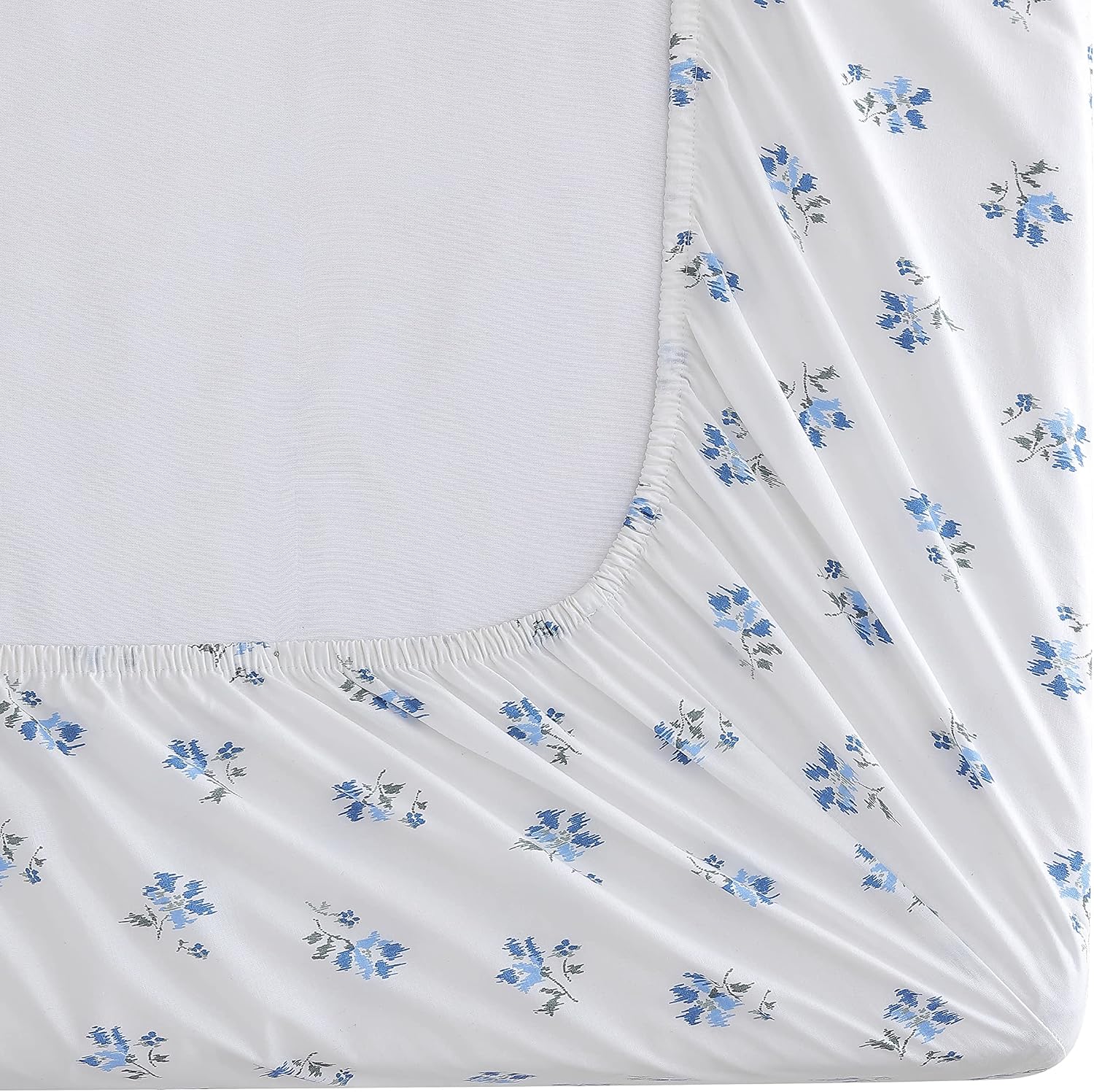 StoneCottage Stone Cottage - Queen Sheets, Cotton Percale Bedding Set, Crisp & Cool Ideal Bedding Set (Blue Sketchy Ditsy, Queen) Cotton Bl…