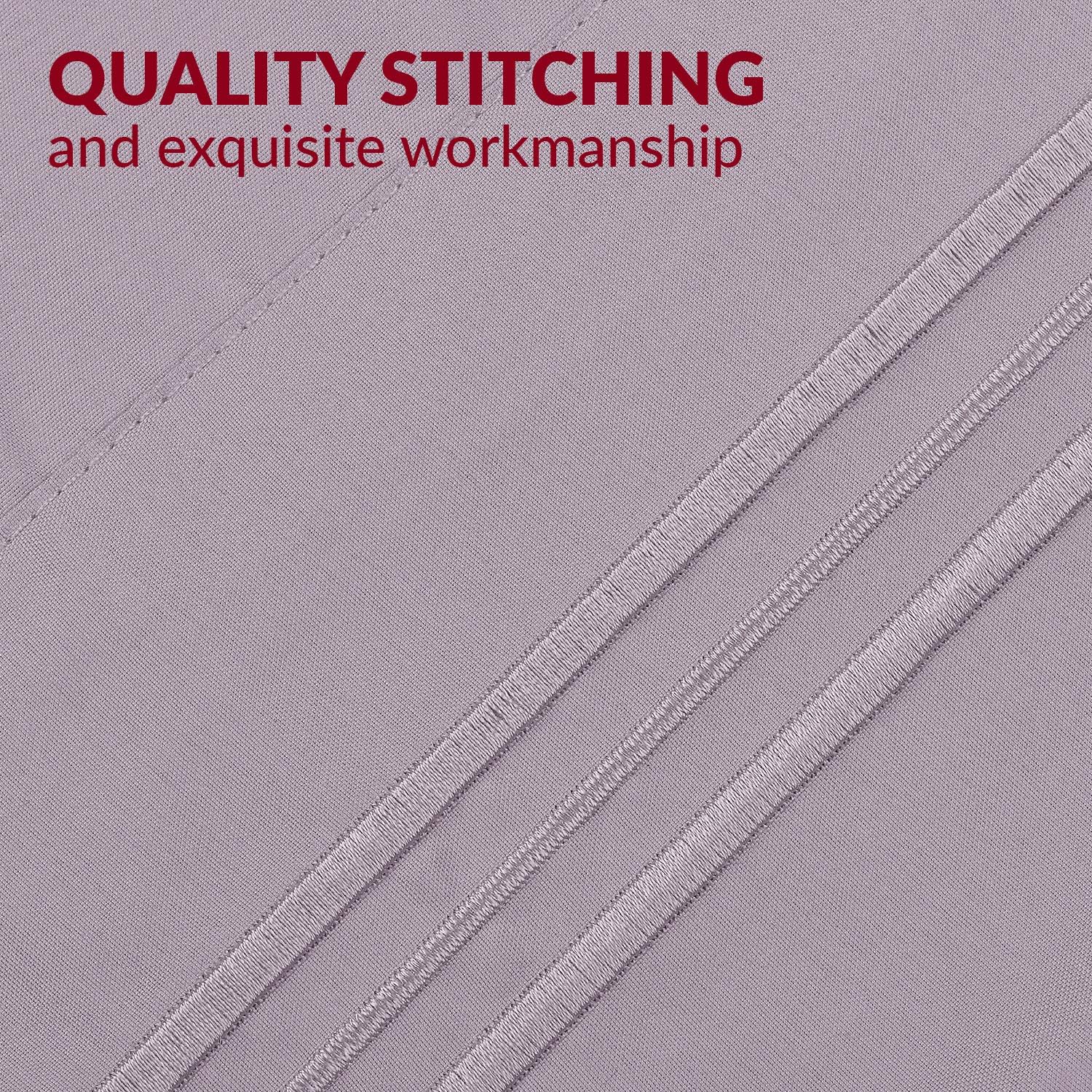 Mellanni Pillow Cases - Luxury, Extra Soft, Cooling Pillow Covers - 2 PC Iconic Collection Pillowcases - Envelope Closure (Standard/Queen 2…