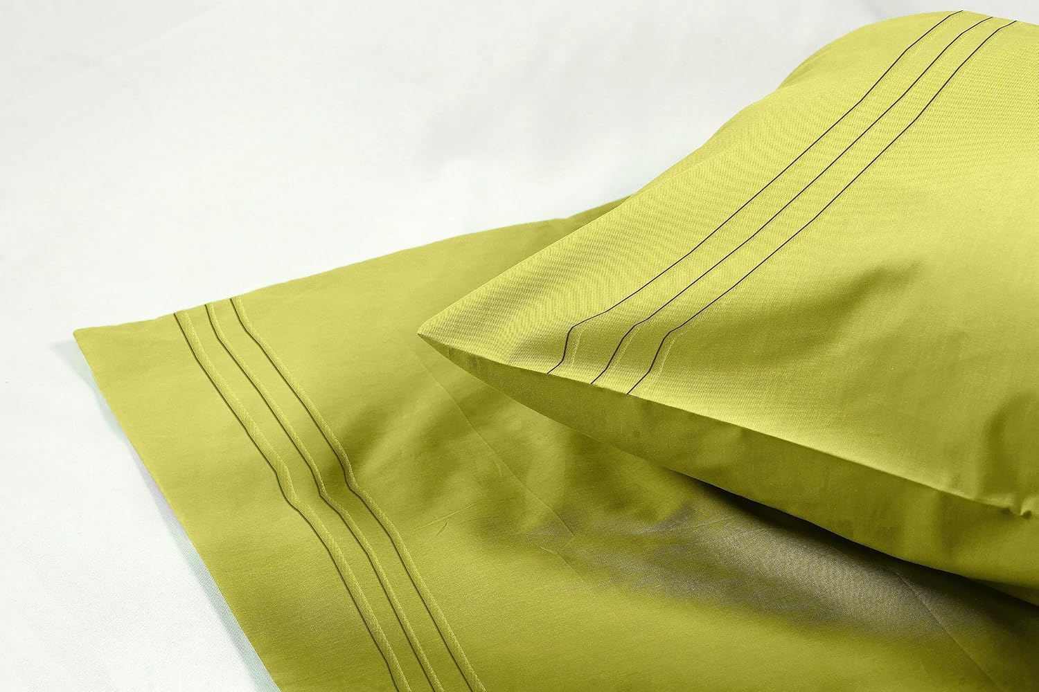 Elegantcomfort Elegant Comfort 1500 Thread Count Embroidered Egyptian Quality Microfiber - Luxurious Silky Soft, Wrinkle and Fade Resistant…