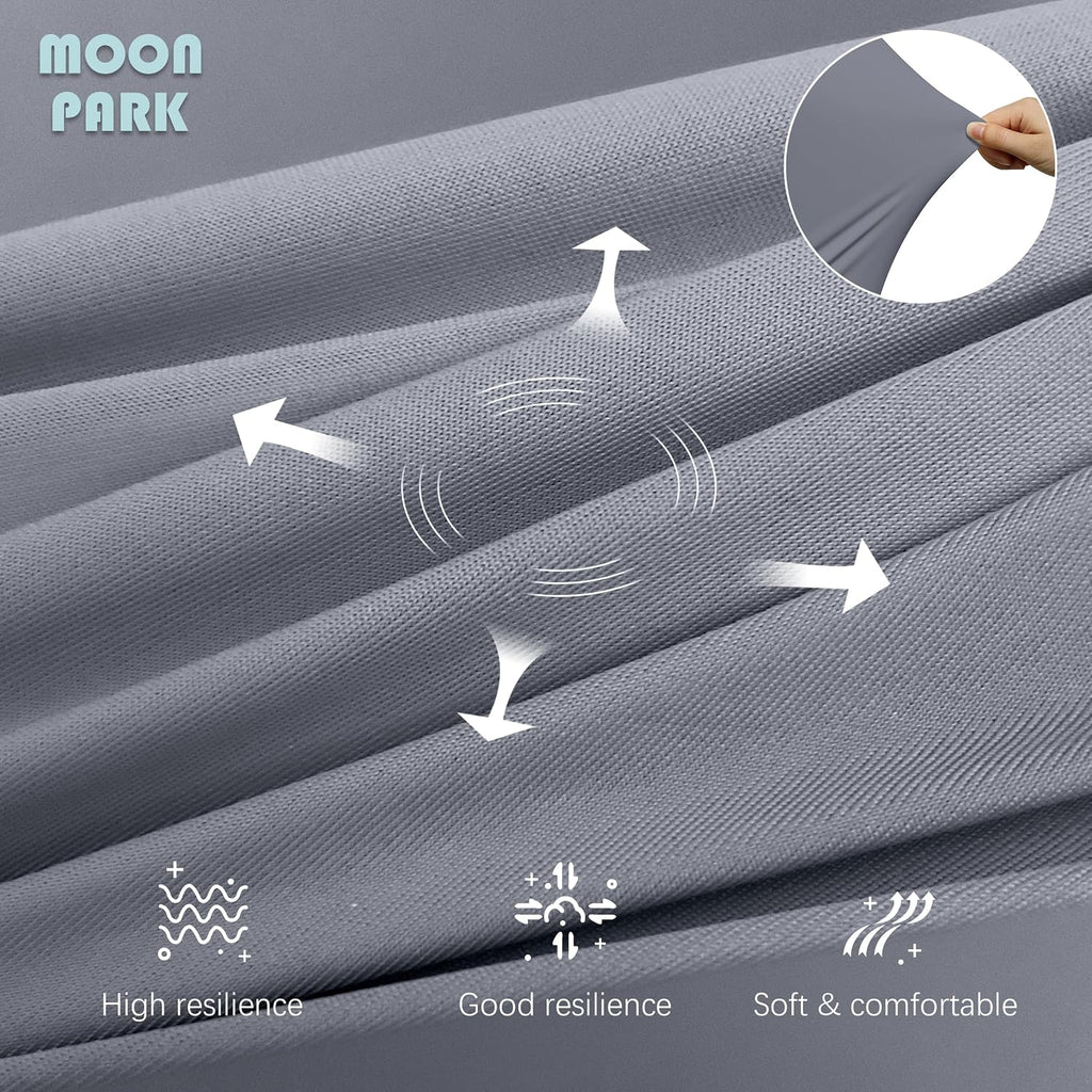 Moonpark MOON PARK Pregnancy Pillows for Sleeping - U Shaped Full Body Maternity Pillow with Removable Cover - Support for Back, Legs, Bell…