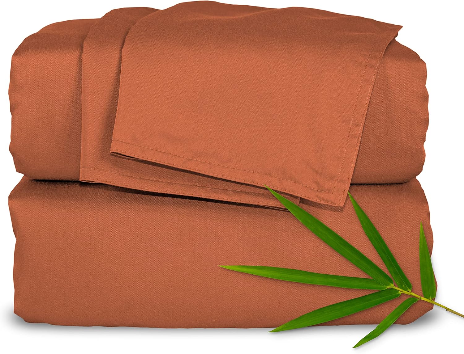 PureBamboo Pure Bamboo California King Sheets, Genuine 100% Organic Viscose Derived from Bamboo Bed Sheet Set, Soft & Cooling, Double Stitc…