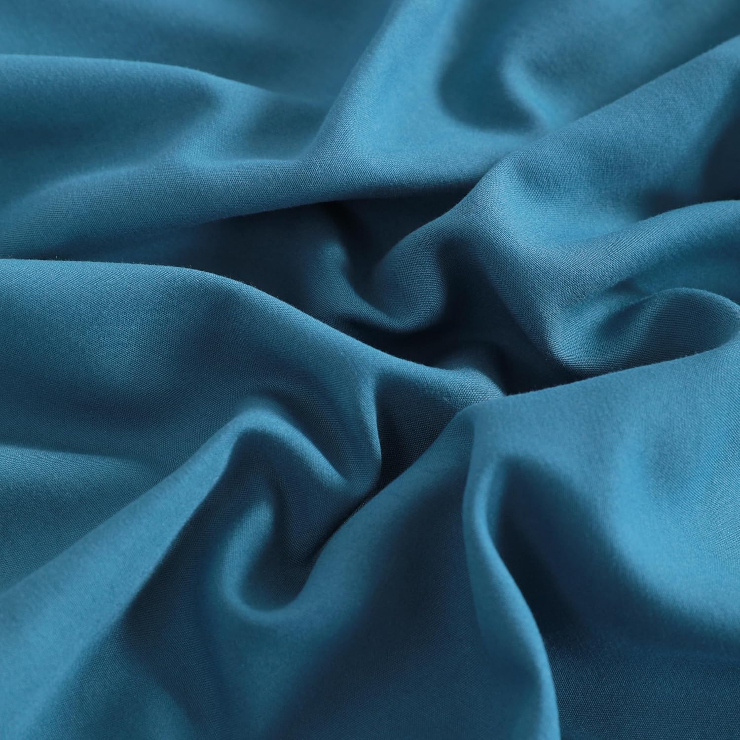 Ntbay King Pillowcase Set - 2 Pack Brushed Microfiber 20x36 Pillowcases - Soft, Wrinkle-Free, Fade-Resistant, Stain-Resistant, Teal Blue Pi…