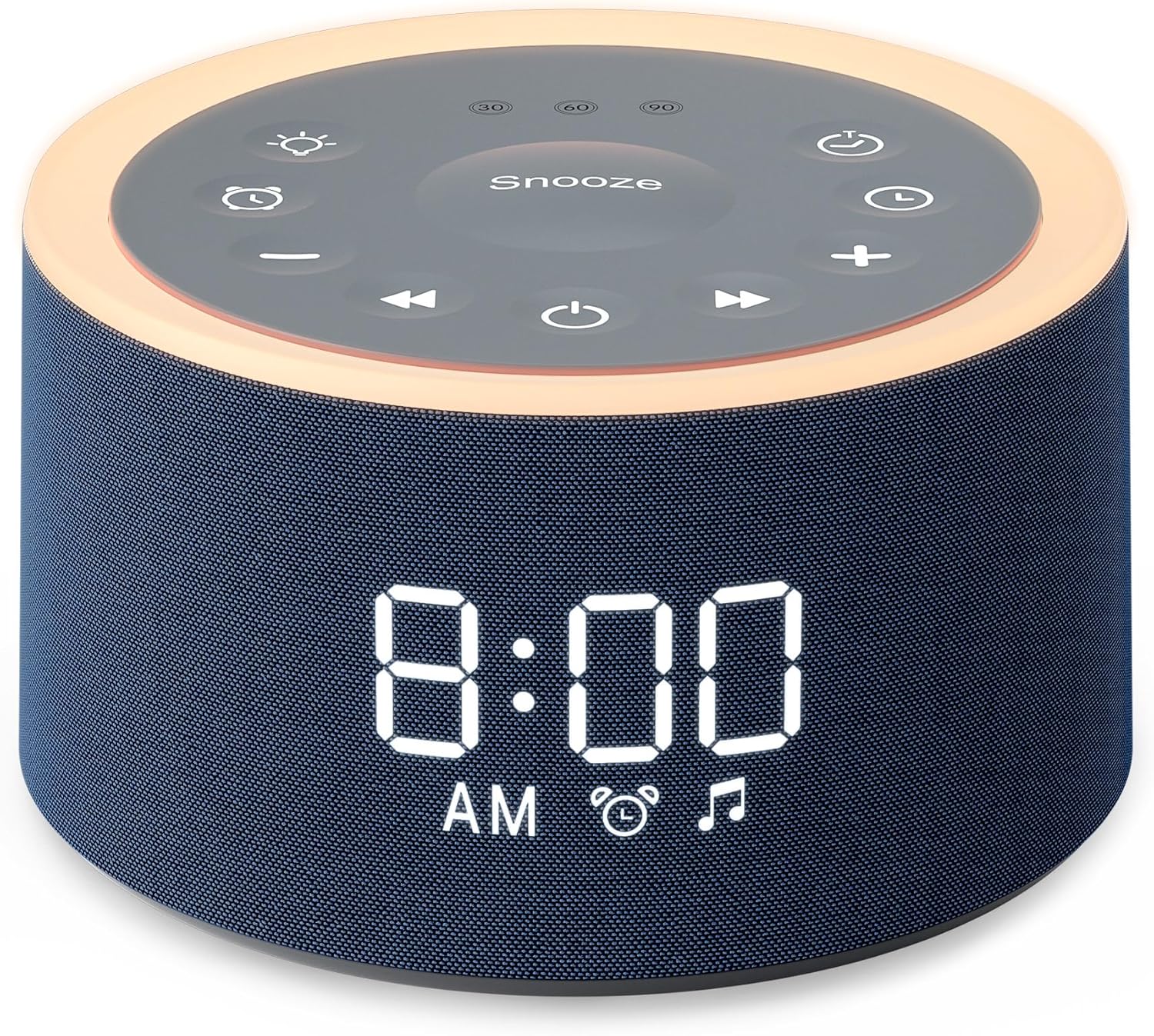 Dreamegg D1+ Sound Machine & Alarm Clock - Sound Machine for Sleep, White Noise Machine with 29 Soothing Sounds, Night Light, 0-100%…
