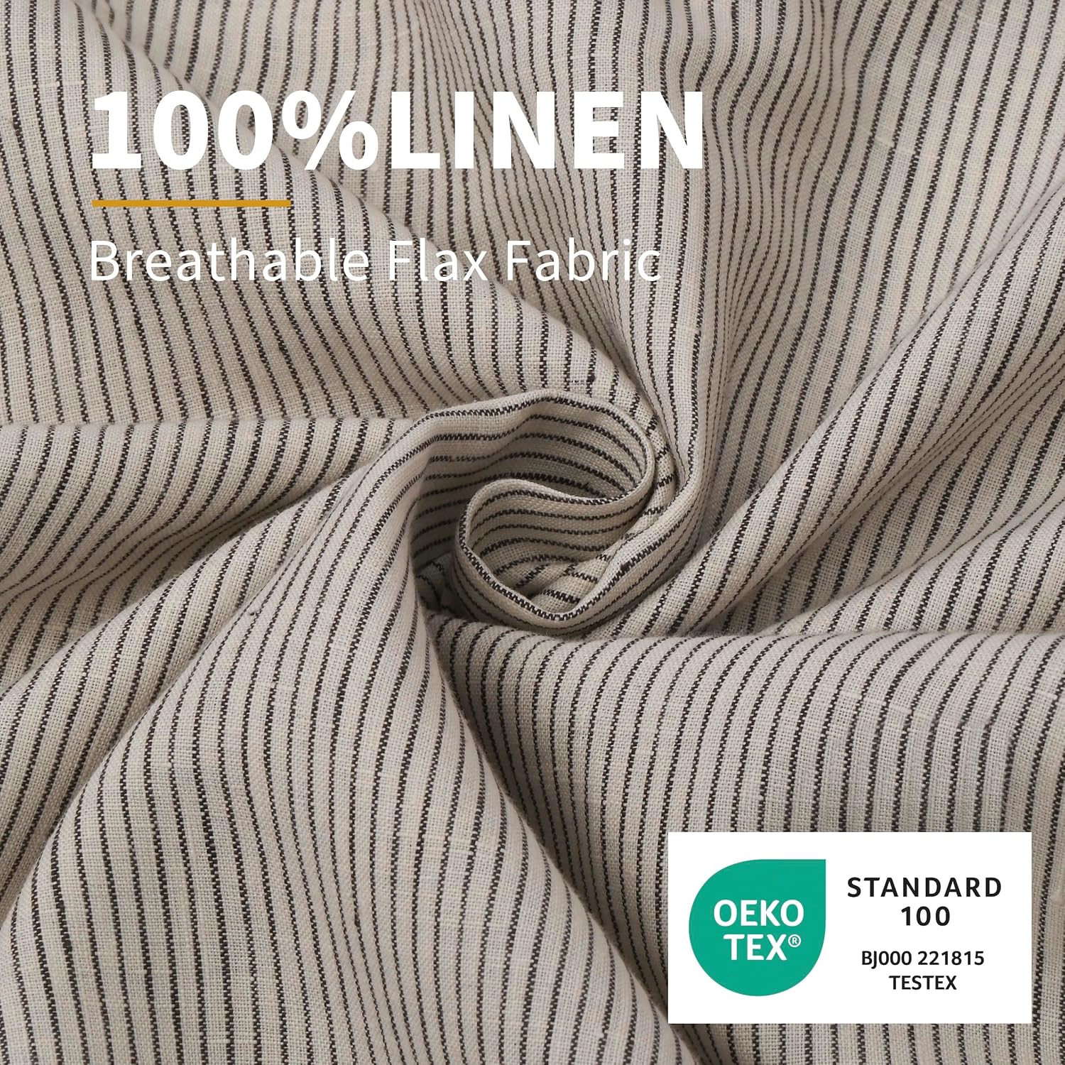 Chuffed Linen Pillow Cases 2 Pack 100% Linen Standard Pillowcases, Breathable and Cooling Washed Pillow Shams with Zipper Closure, 20x26 In…