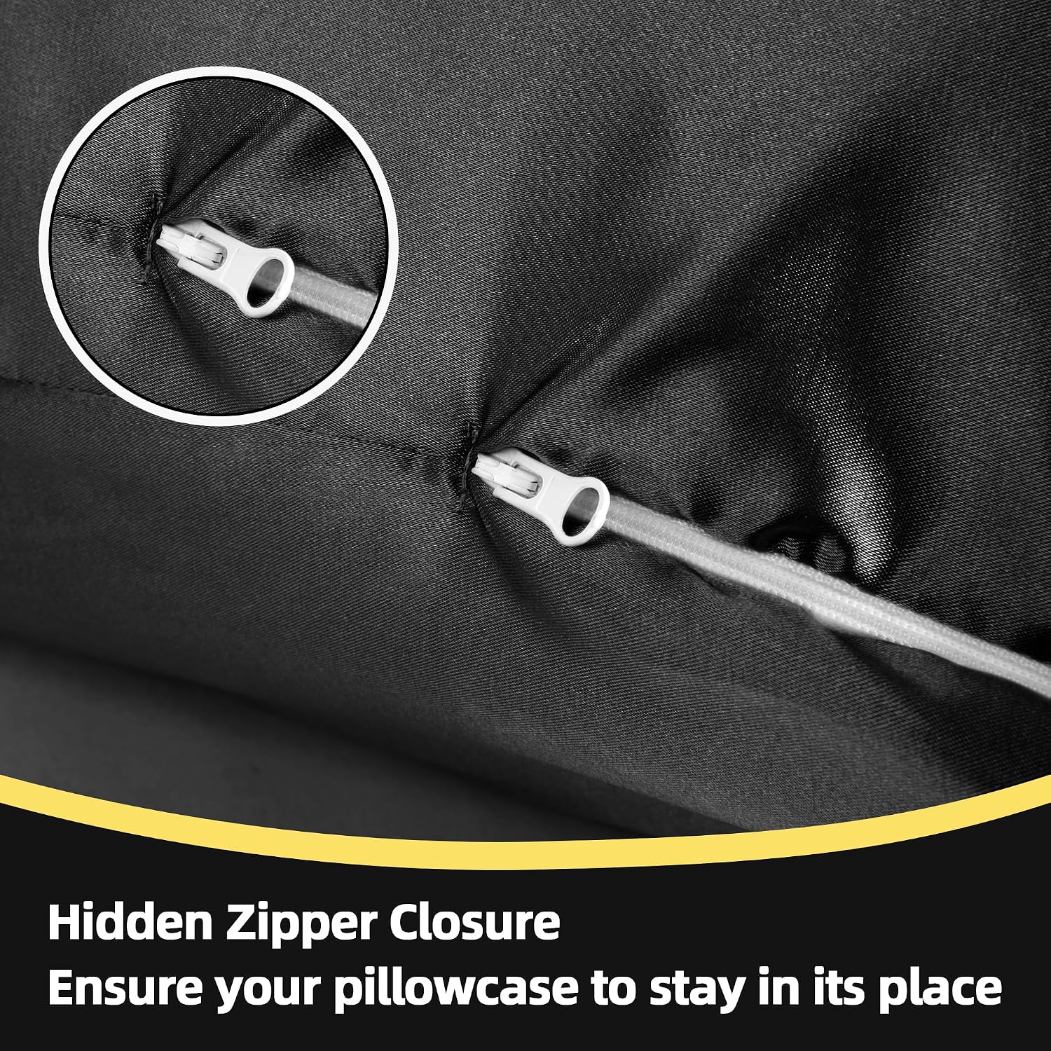 Balapet Silky Satin Pregnancy Pillow Cover (ONLY Pillowcase), U Shaped Luxurious Smooth Maternity Pillow Cover, Soft & Breathable Large Pil…