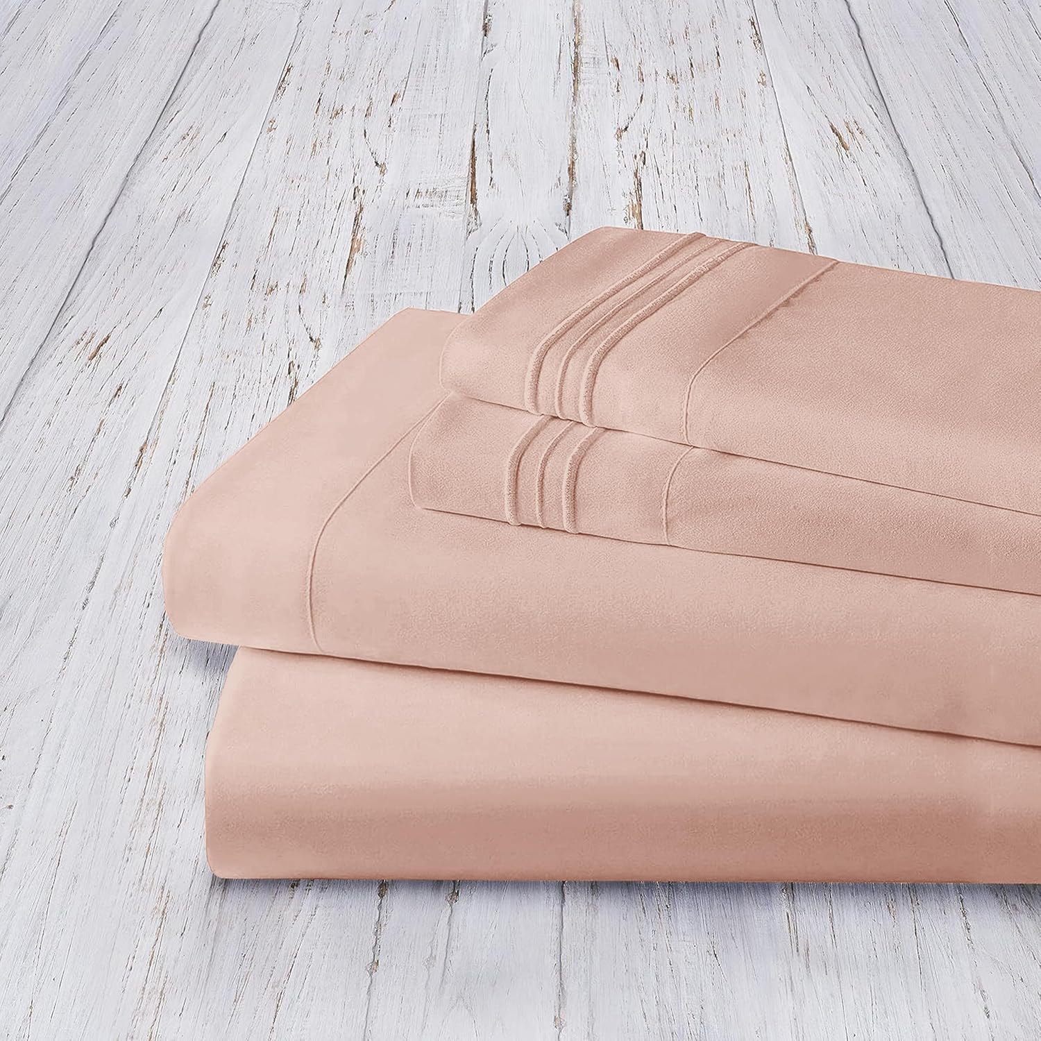 MocassiLuxuryBedding Mocassi Full Sheet Set - Luxury Hotel 1800 Premier Bedding Sheets & Pillowcases - Ultra Soft Breathable & Cooling Bed…