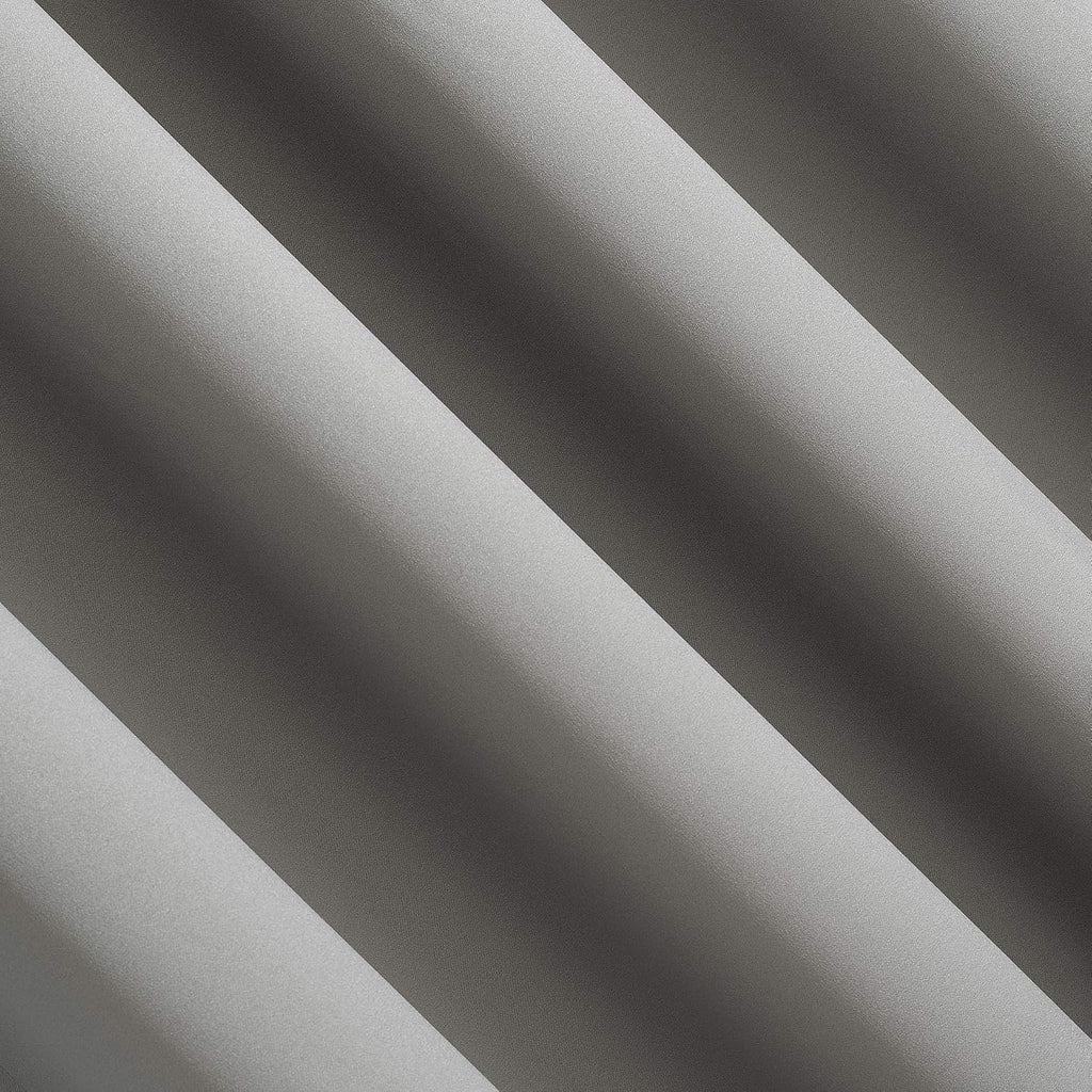 Sun Zero Nordic 2-pack Theater Grade Extreme 100% Blackout Grommet Curtain Panel Pair, 52" x 108", Silver