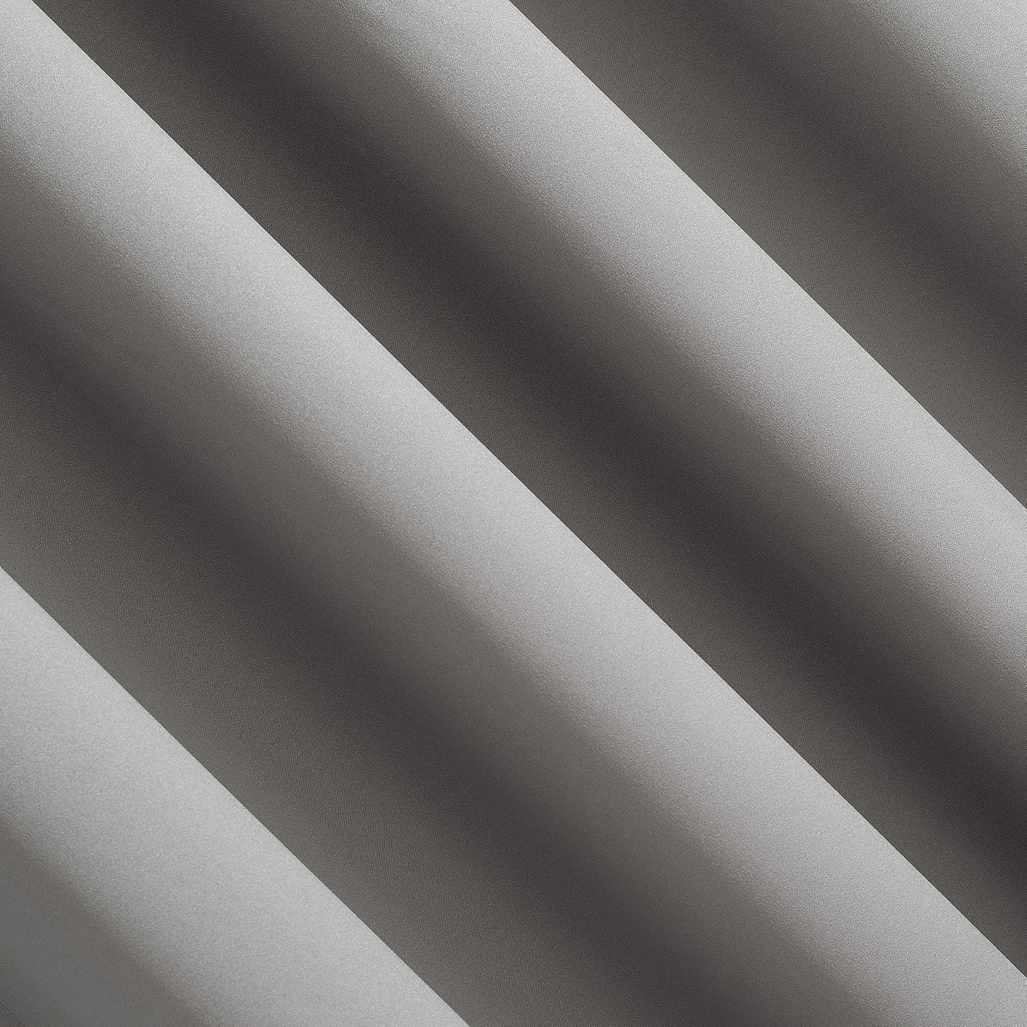 Sun Zero Nordic 2-pack Theater Grade Extreme 100% Blackout Grommet Curtain Panel Pair, 52" x 108", Silver