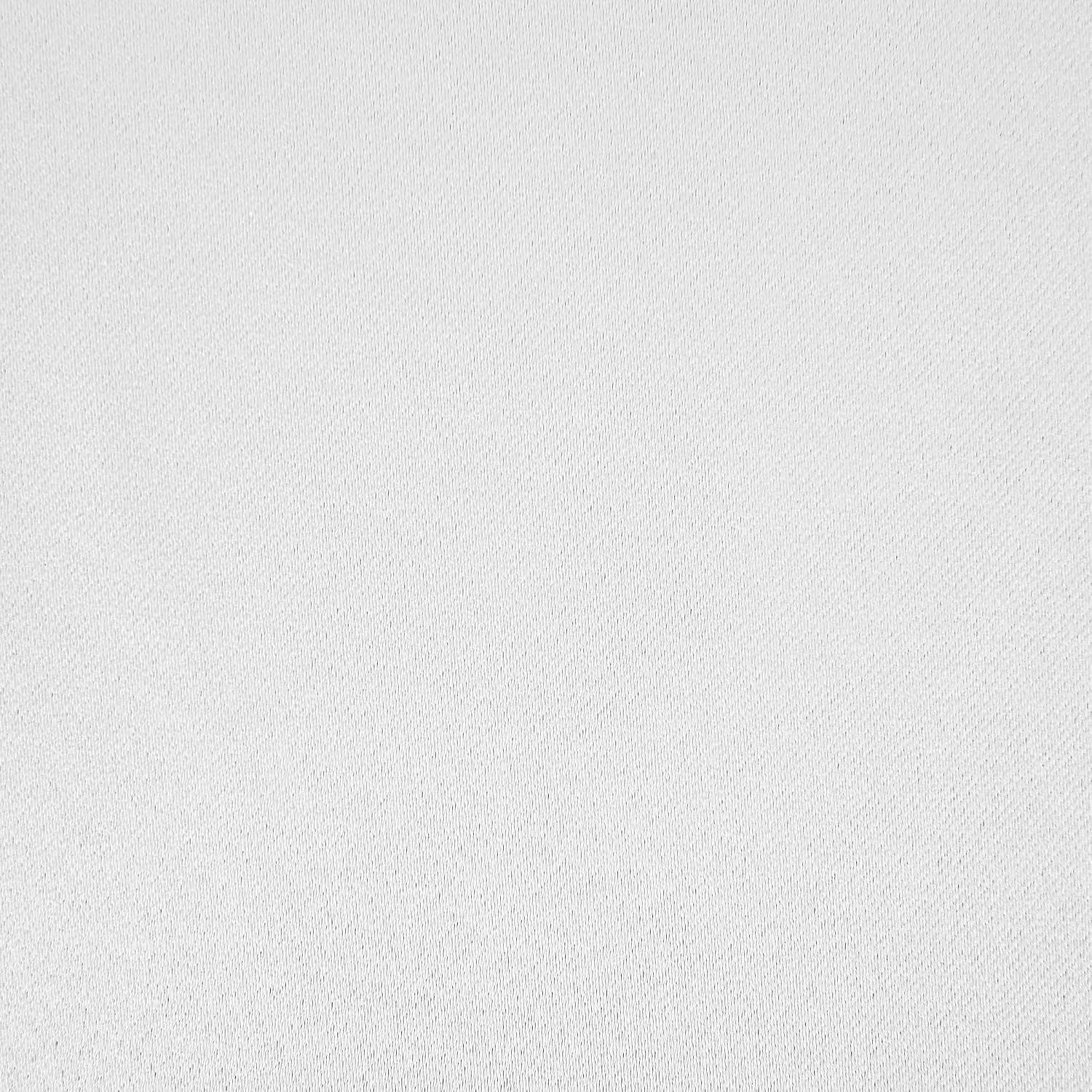 Sun Zero Nordic 2-Pack Theater Grade Noise Reducing Extreme 100% Blackout Grommet Curtain Panel Pair, 52" x 54", White