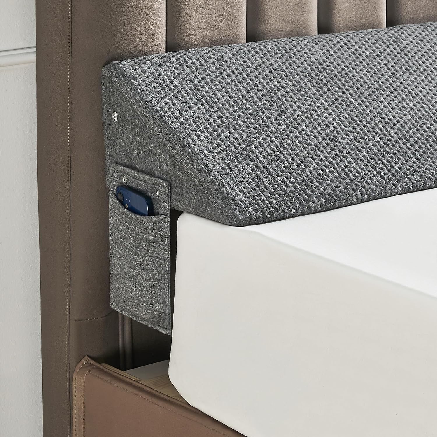 IFNOW Queen Size(60"x6"x10") Bed Wedge Pillow for Headboard, Mattress Gap Filler(0-8"), Bed Wedge for Gap Between Your Headboard and…