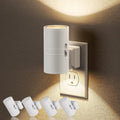 JandCase Night Lights Plug into Wall, Dimmable Night Light Plug in, Modern Night Light Dusk to Dawn Light Sensor, Warm White 3000K…