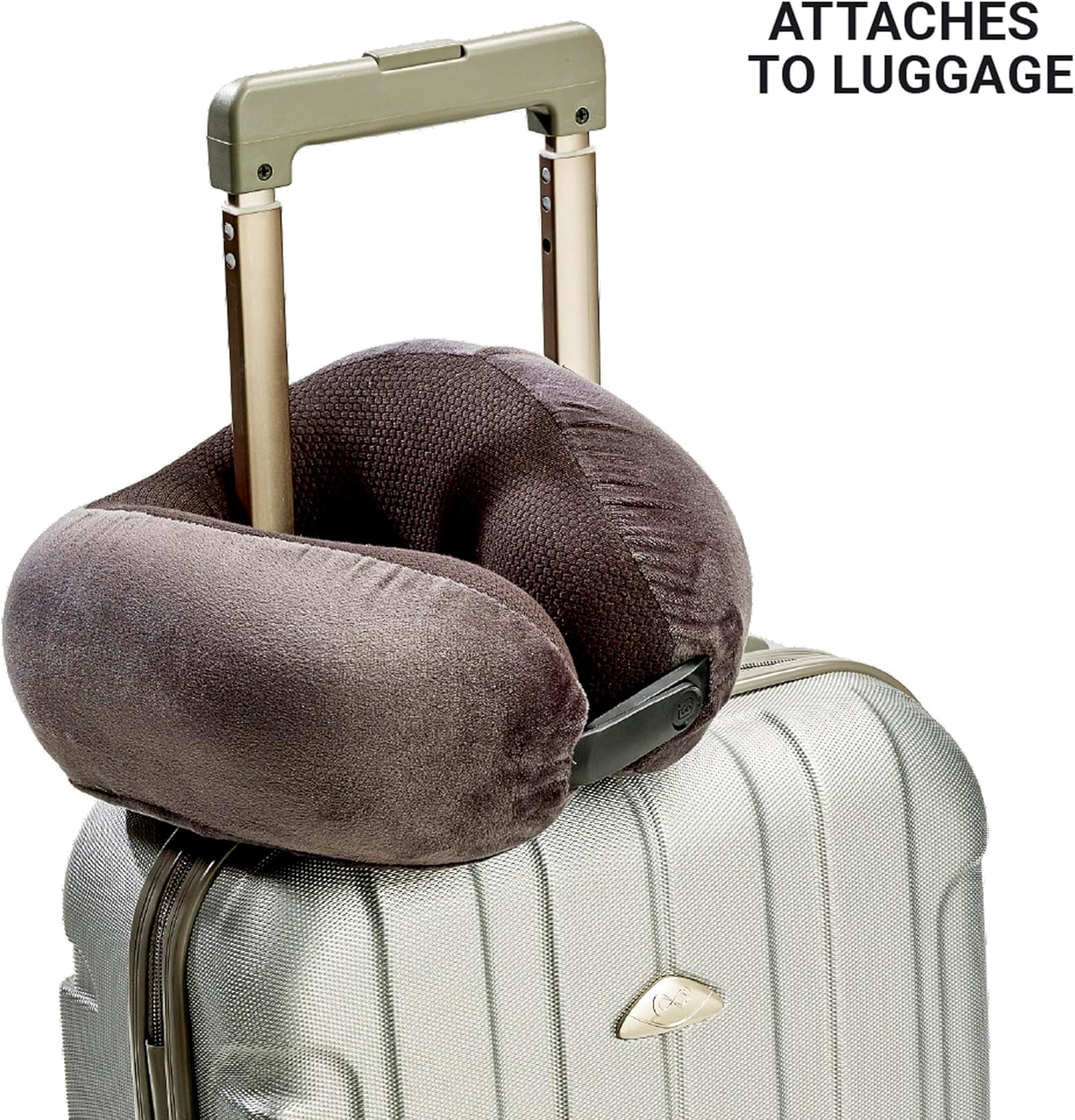 Ultimate 3.0 Travel Pillow, Deluxe Memory Foam Neck Pillow for Uninterrupted Rest, Ideal for Everyday Commute, Airplane, Car, and More…