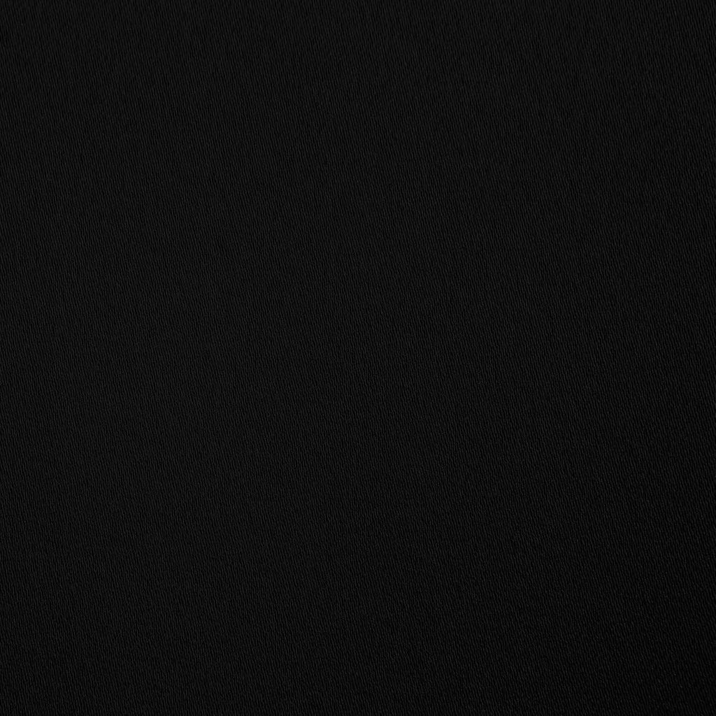 Sun Zero Oslo Theater Grade Extreme Total Blackout Rod Pocket Curtain Panel, 52" x 63", Black