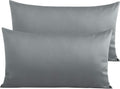 NTBAY Egyptian Cotton King Pillowcases - Set of 2, 500 Thread Count Cotton Pillowcases - Soft and Breathable Envelope Closure Pillow…