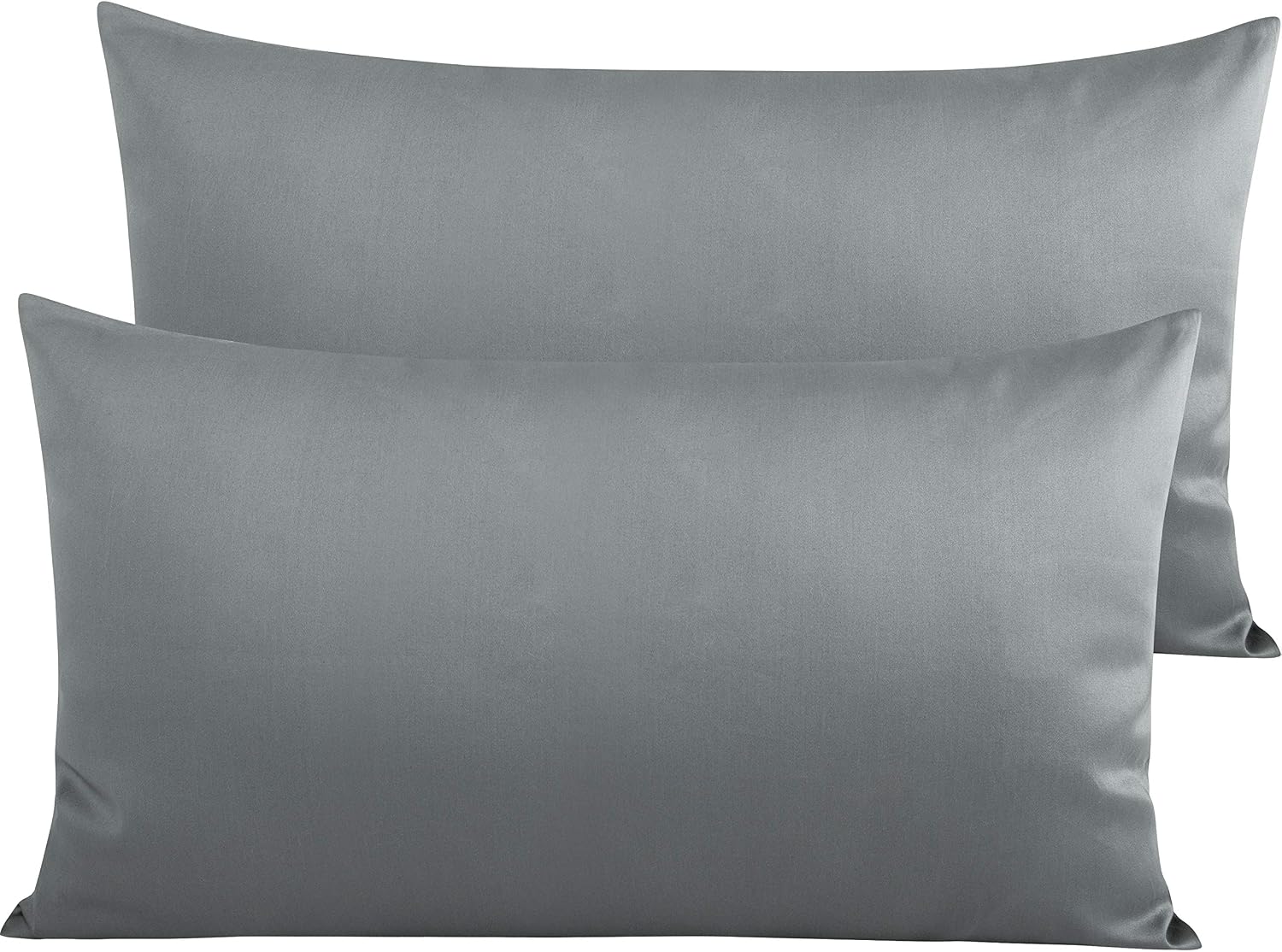 NTBAY Egyptian Cotton King Pillowcases - Set of 2, 500 Thread Count Cotton Pillowcases - Soft and Breathable Envelope Closure Pillow…
