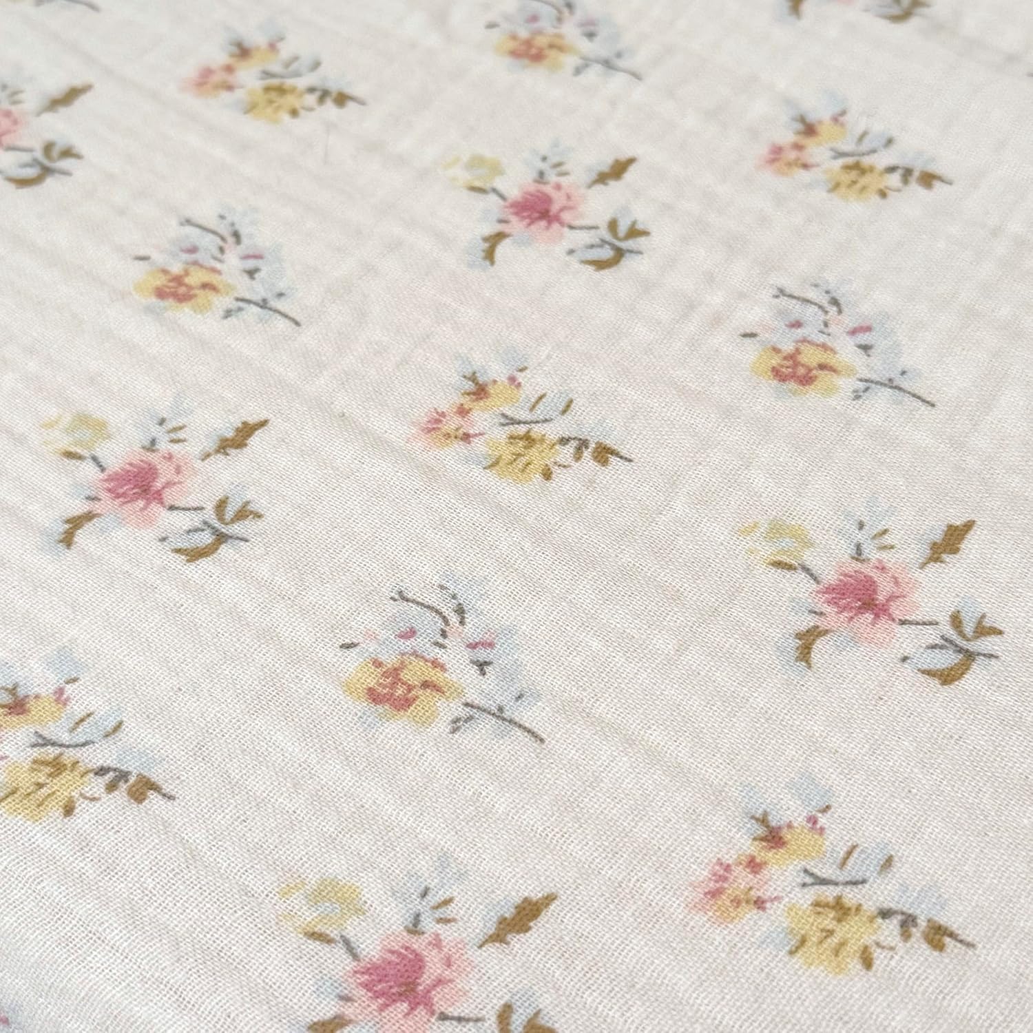 BuLuTu Cotton Muslin Kids Toddler Pillowcase with Cute Azalea Flowers Pattern Super Soft Crib Nursery Pillowcase for Boys, Girls, Bedding…