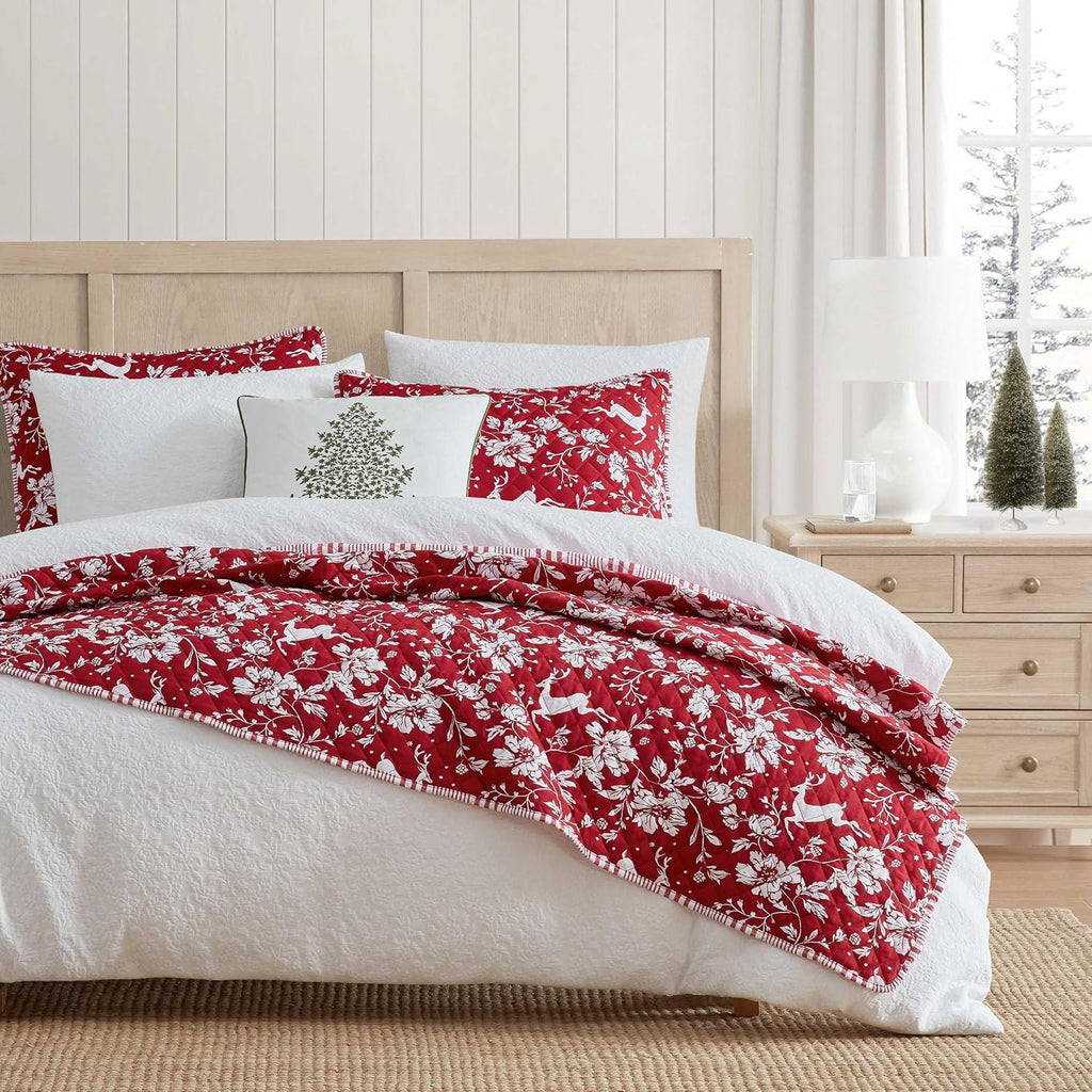 MarthaStewart Martha Stewart - Queen Duvet Cover Set, Cotton-Rich Plain Weave Bedding w/Matching Pillowcases, Lightweight for Year-Round Co…