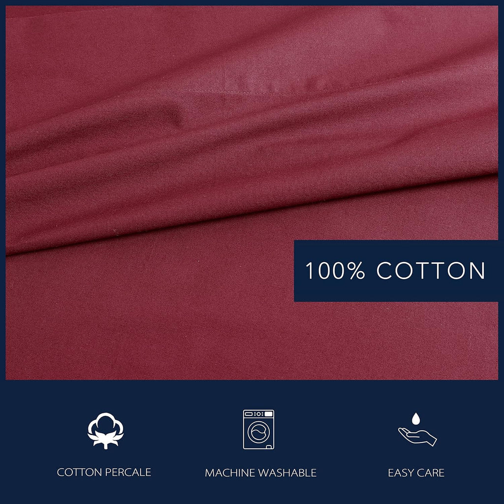 Nautica Twin Size Sheet Set, Crisp & Tailored Cooling Sheets with a Smooth Cotton Percale Lightweight Feel - Bed Sheets with Matching Pillo…