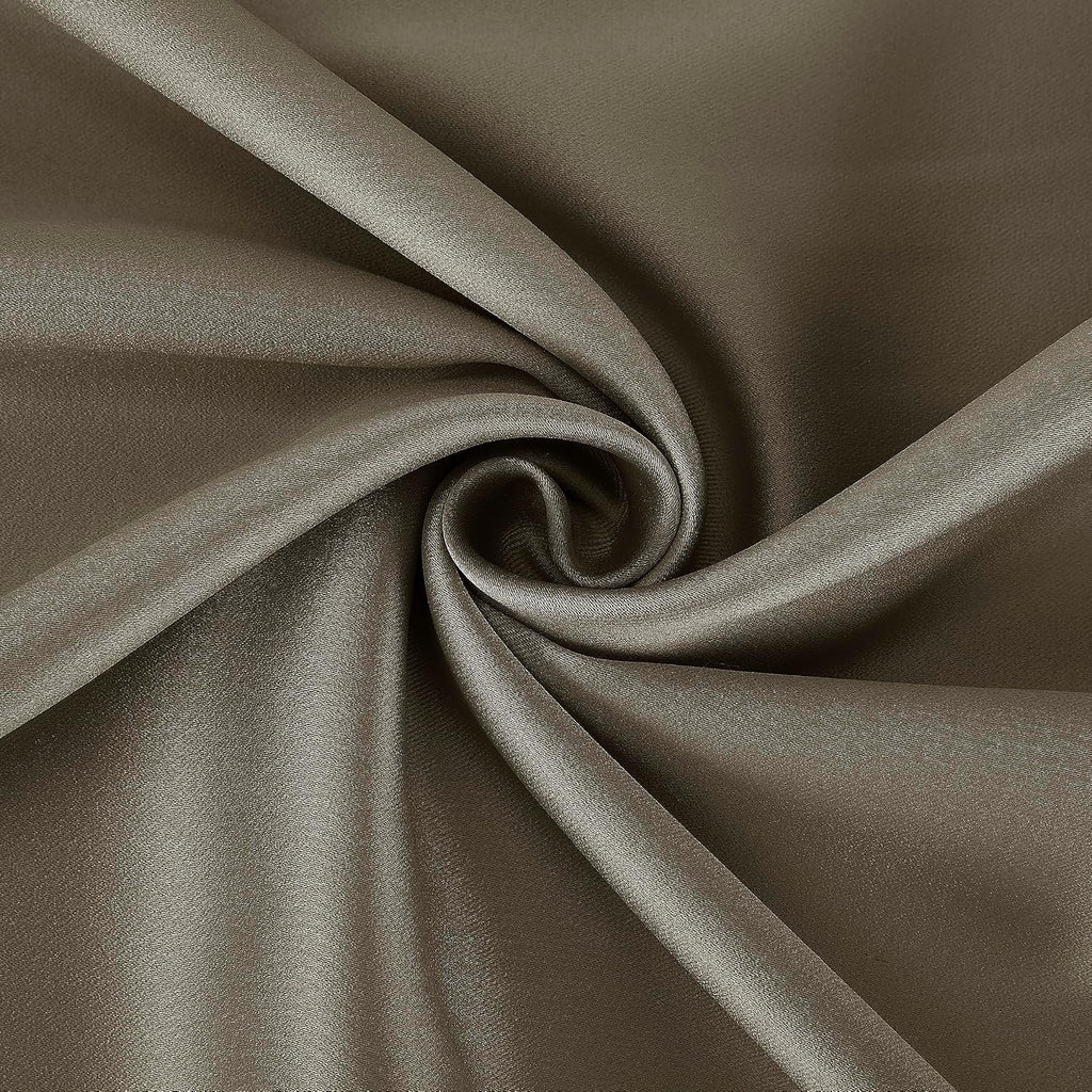 Sun Zero Nordic 2-Pack Theater Grade Noise Reducing Extreme 100% Blackout Grommet Curtain Panel Pair, 52" x 84, Mushroom Brown