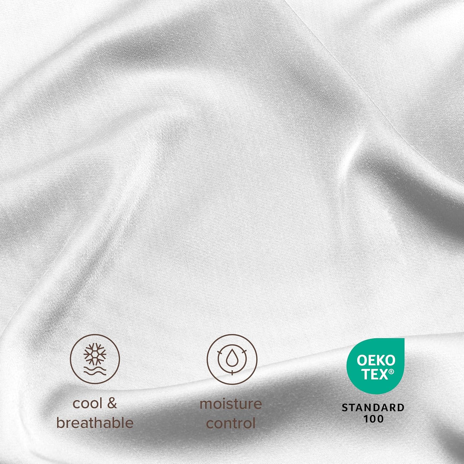 BareHome Bare Home 100% Rayon Made from Bamboo Luxury Body Size Cooling Pillowcase - Breathable - Easy Fit - Soft Bedding & Pillowcase (Bod…