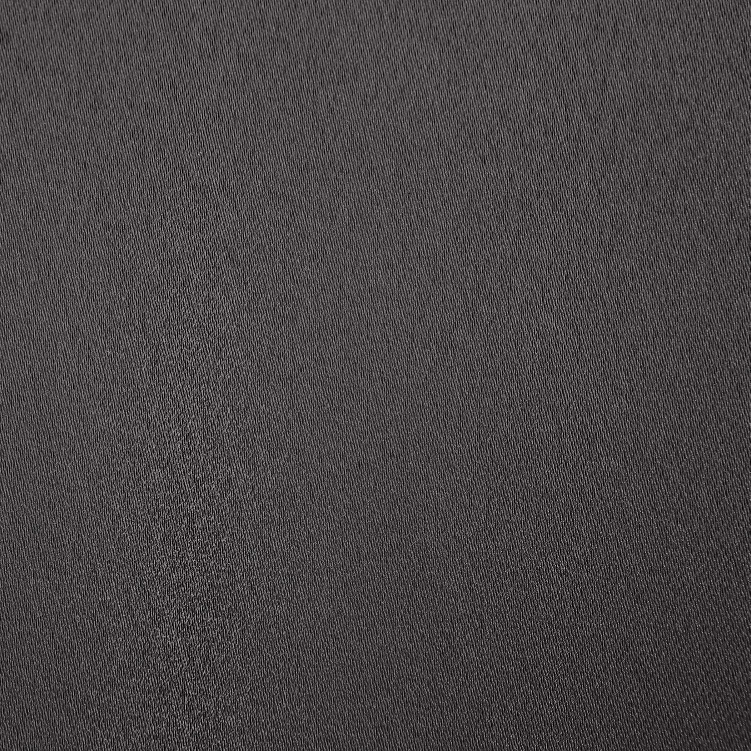 Sun Zero Nordic Theater Grade Extreme 100% Blackout Grommet Curtain Single Panel, 52" x 63", Coal