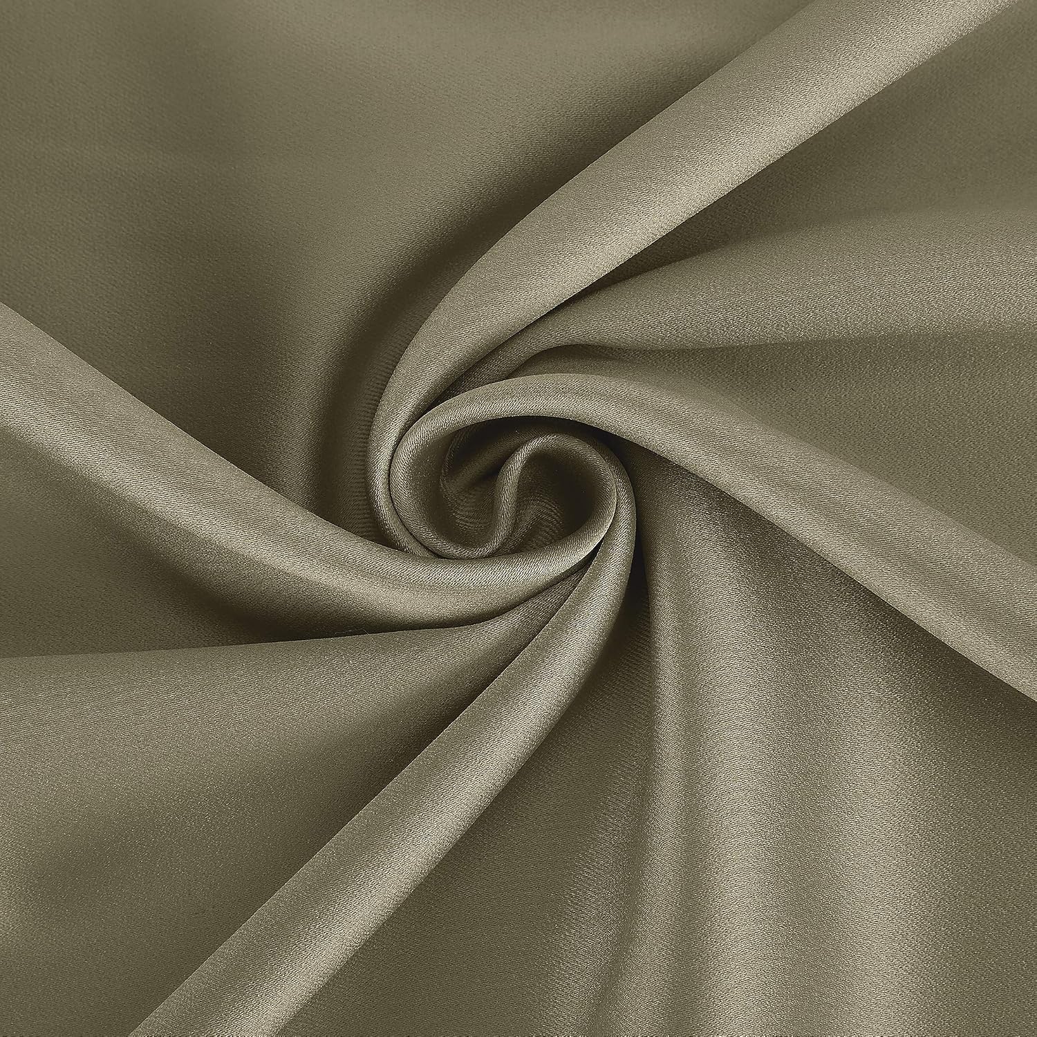 Sun Zero Nordic 2-pack Theater Grade Extreme 100% Blackout Grommet Curtain Panel Pair, 52" x 108", Olive