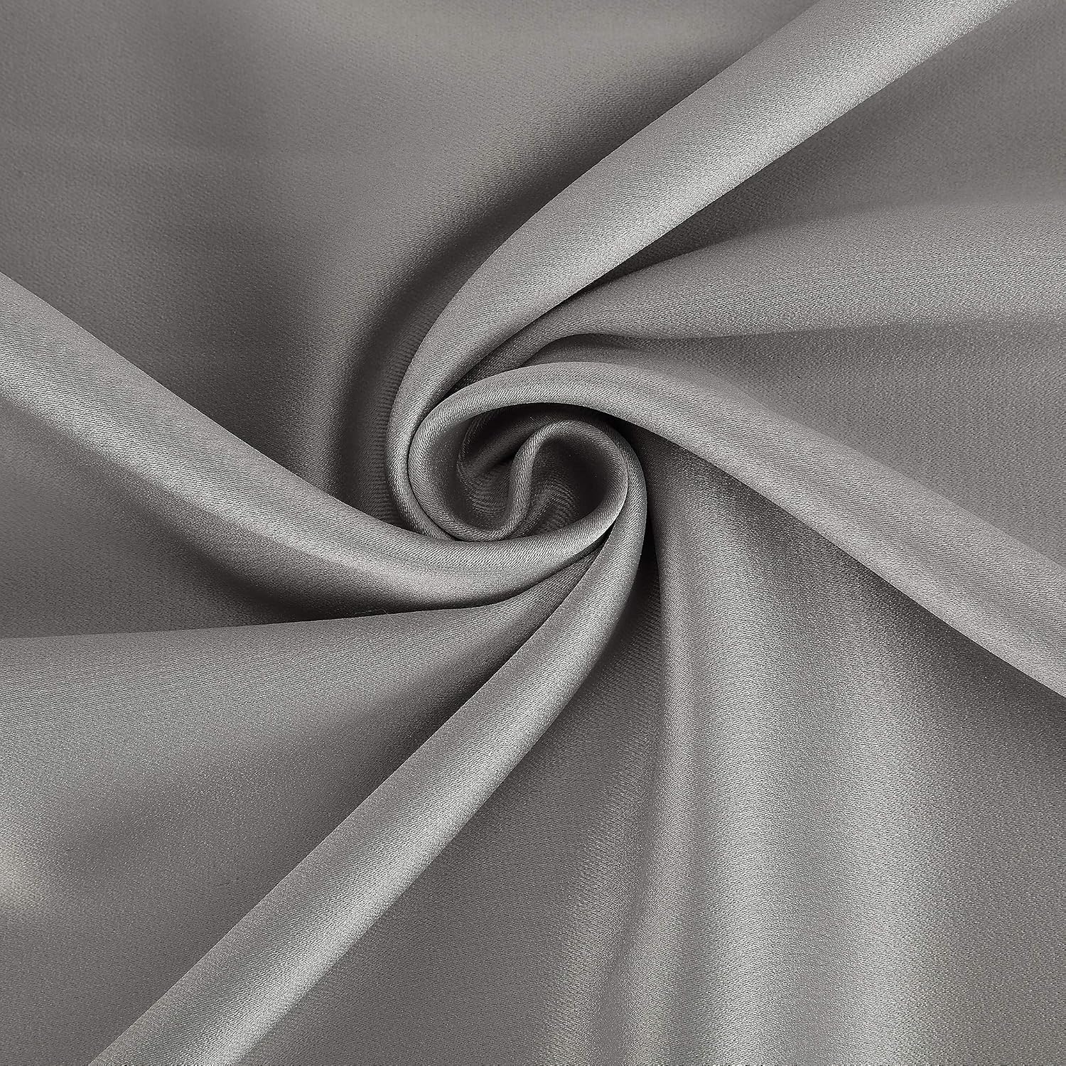 Sun Zero Nordic Theater Grade Extreme 100% Blackout Grommet Curtain Single Panel, 52" x 54", Silver Gray